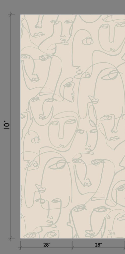 Femme© Wallpaper in Succulent