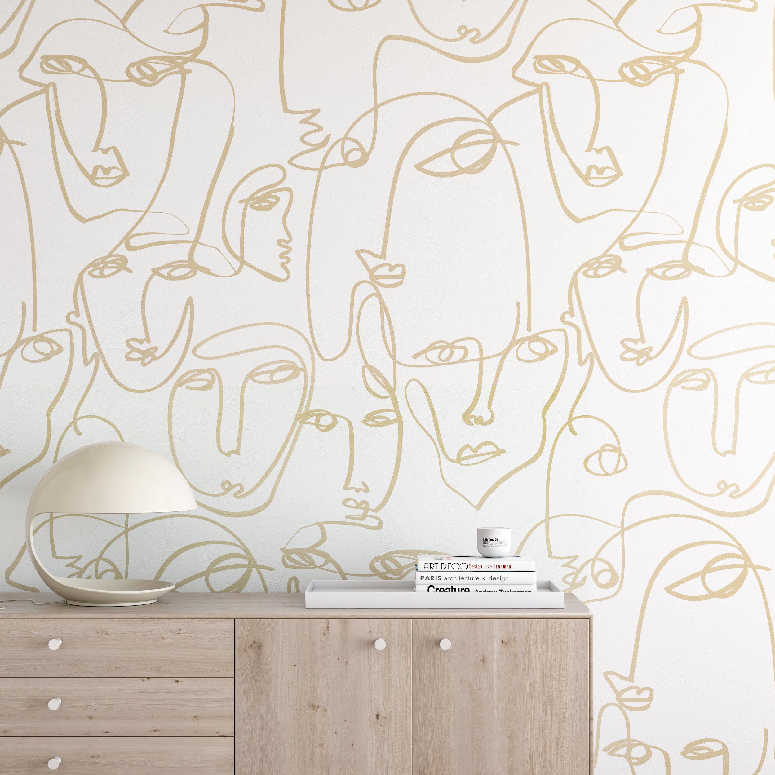 Femme© Wallpaper in Sand