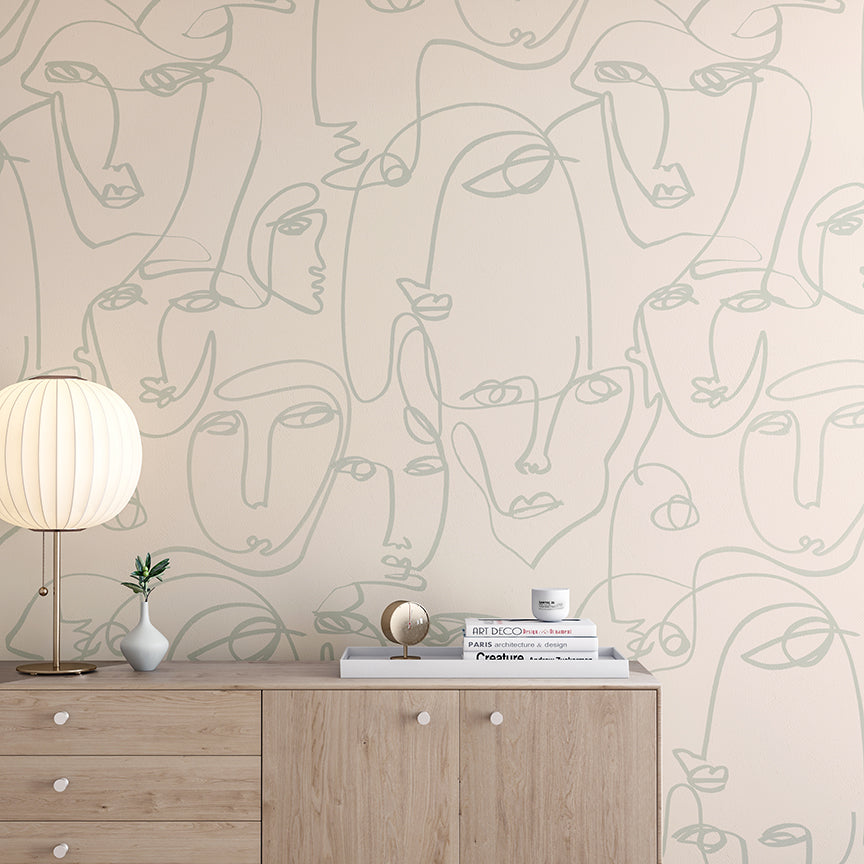 Femme© Wallpaper in Succulent