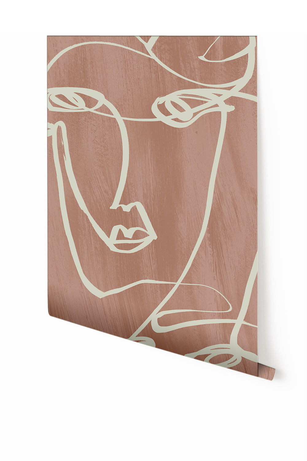 Femme© Wallpaper in Terracotta