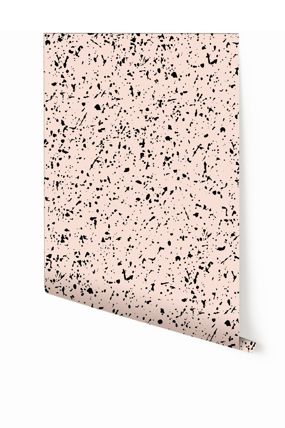 Memphis© Wallpaper in Flamingo + Black