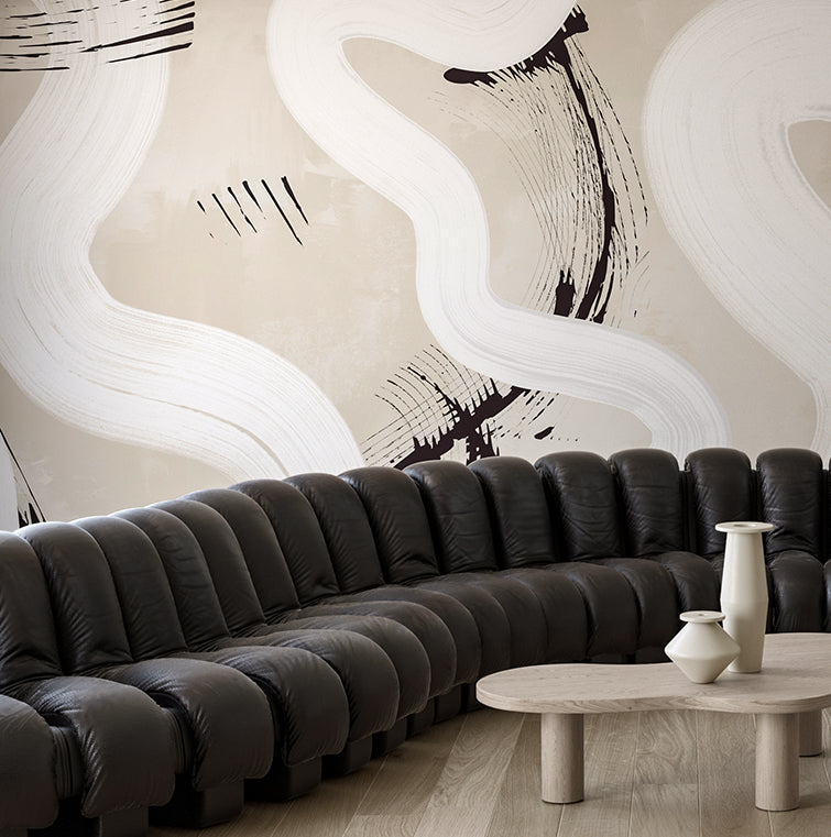 Untamed© Mural Wallpaper in Stone