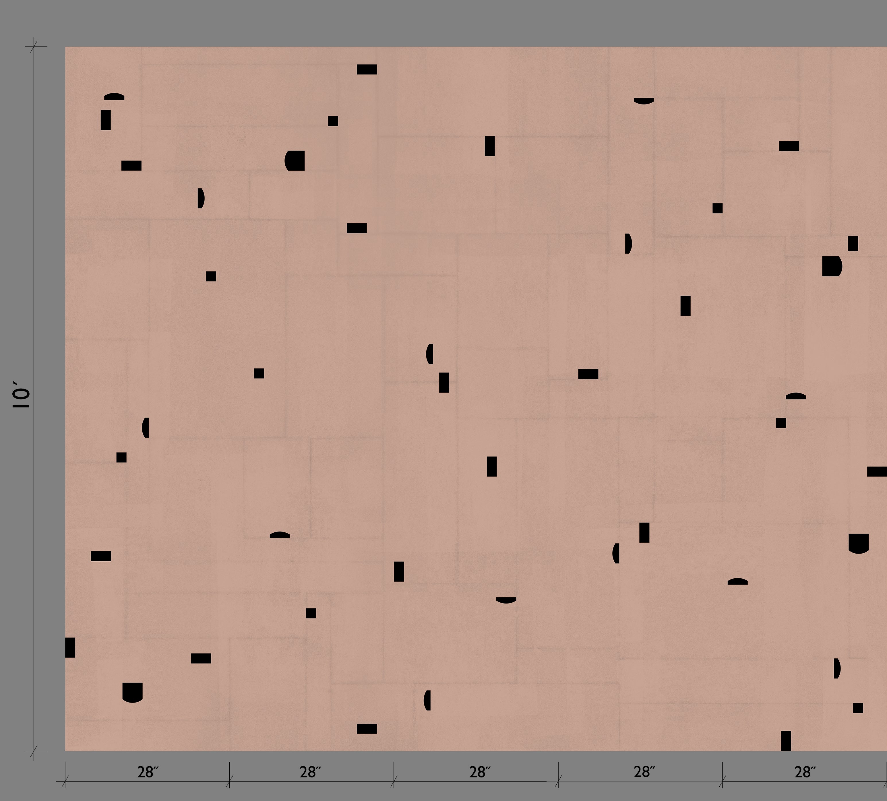 Geometrico© Wallpaper in Ferris + Black