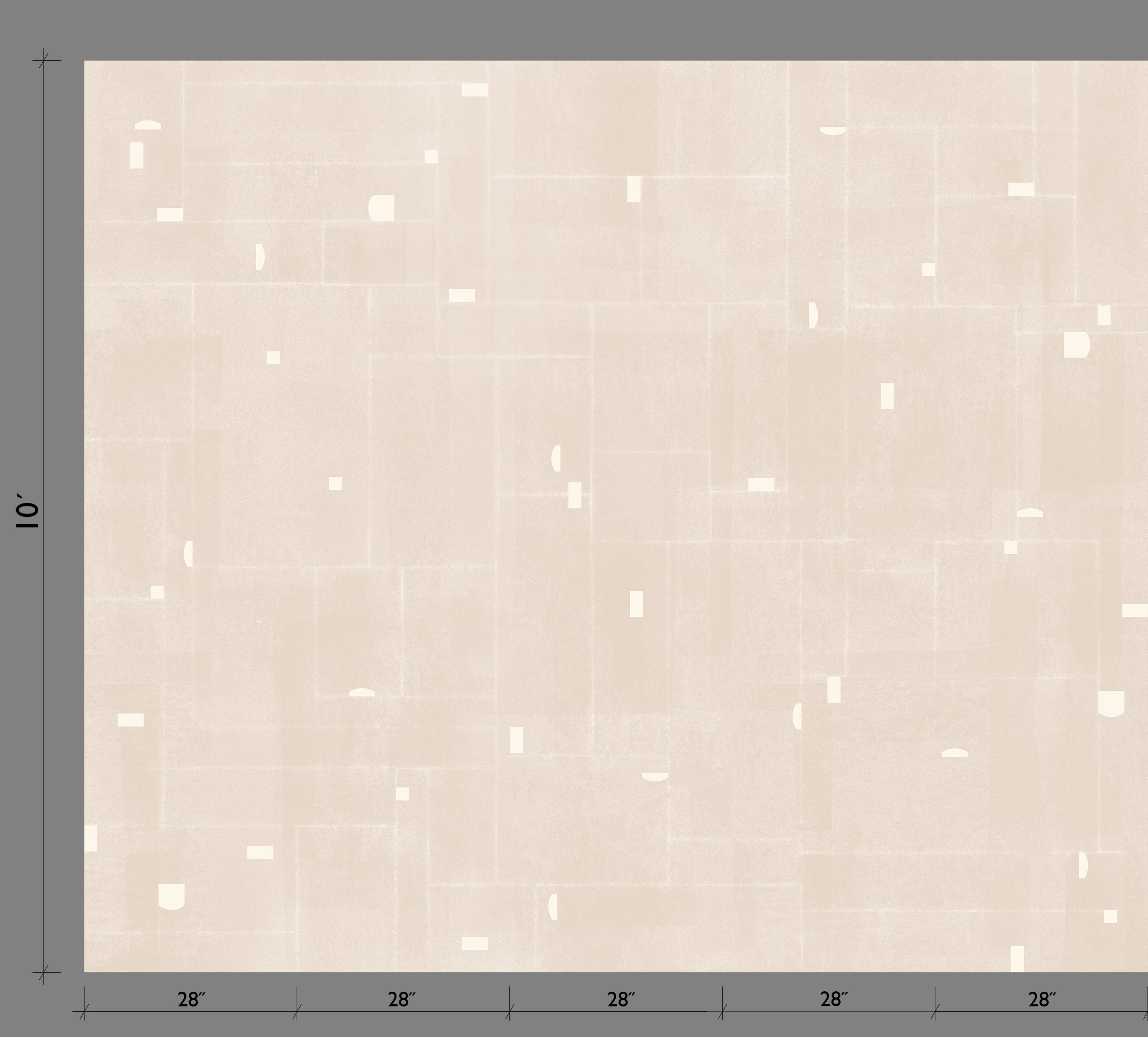 Geometrico© Wallpaper in Plaster