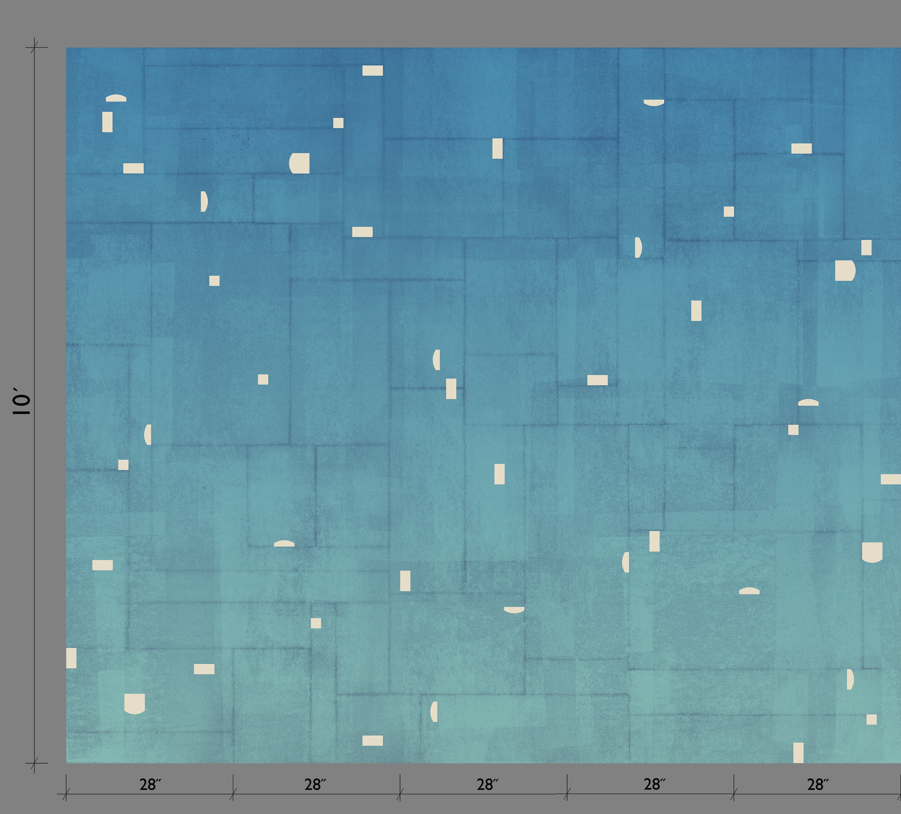 Geometrico© Wallpaper in Waterfall