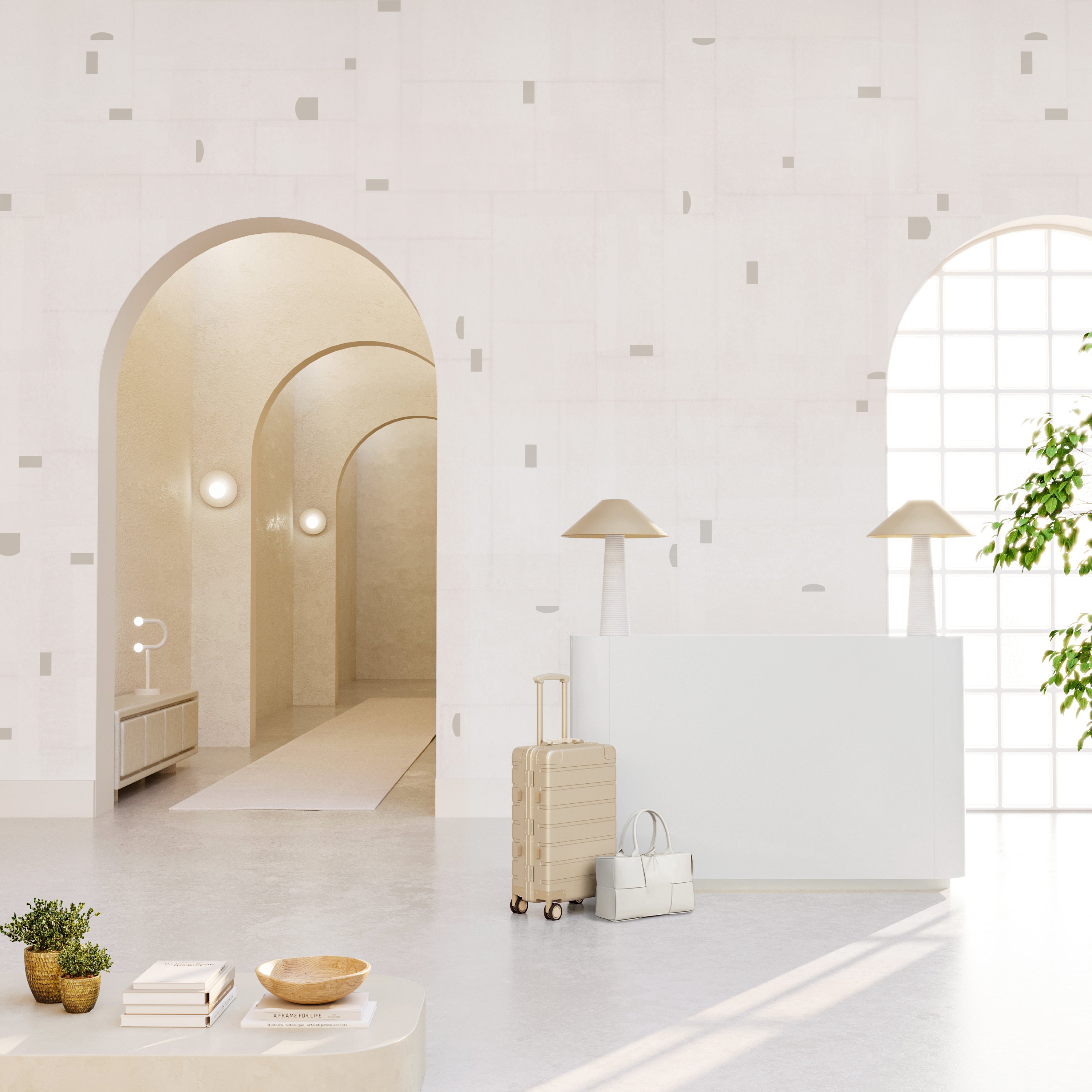 Geometrico© Wallpaper in Acid Wash