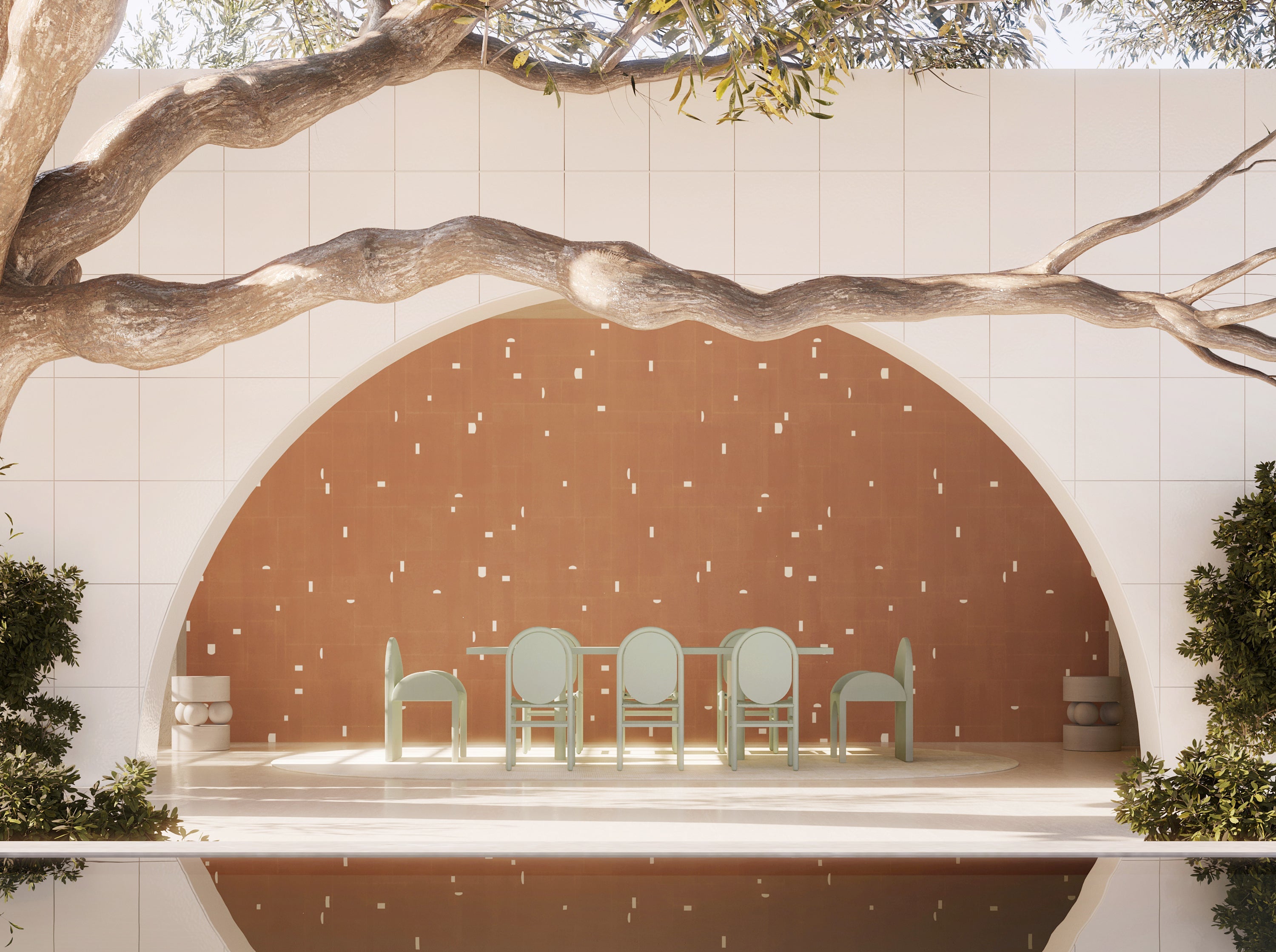 Geometrico© Wallpaper in Beetlejuice + Cremé