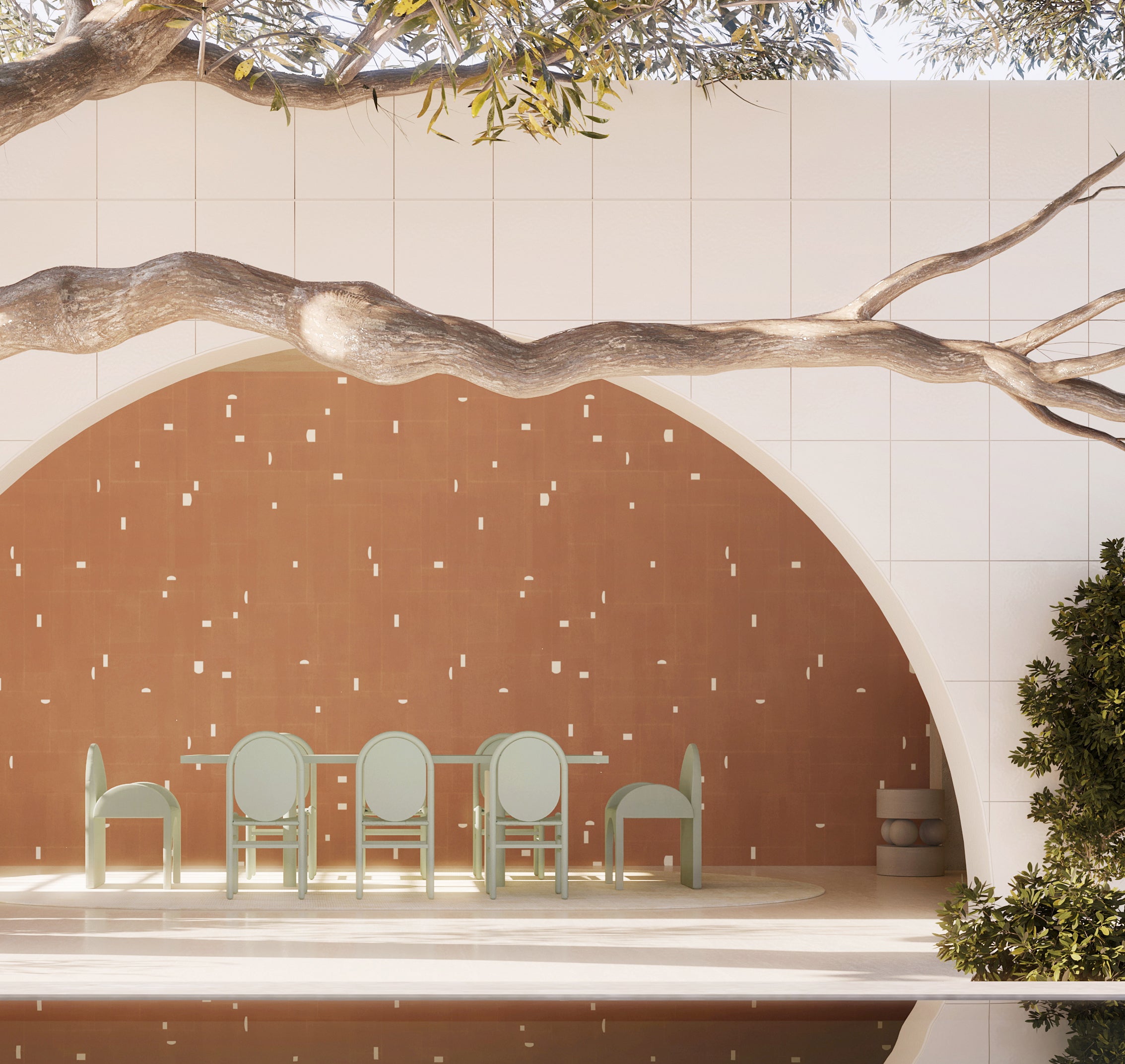 Geometrico© Wallpaper in Beetlejuice + Cremé