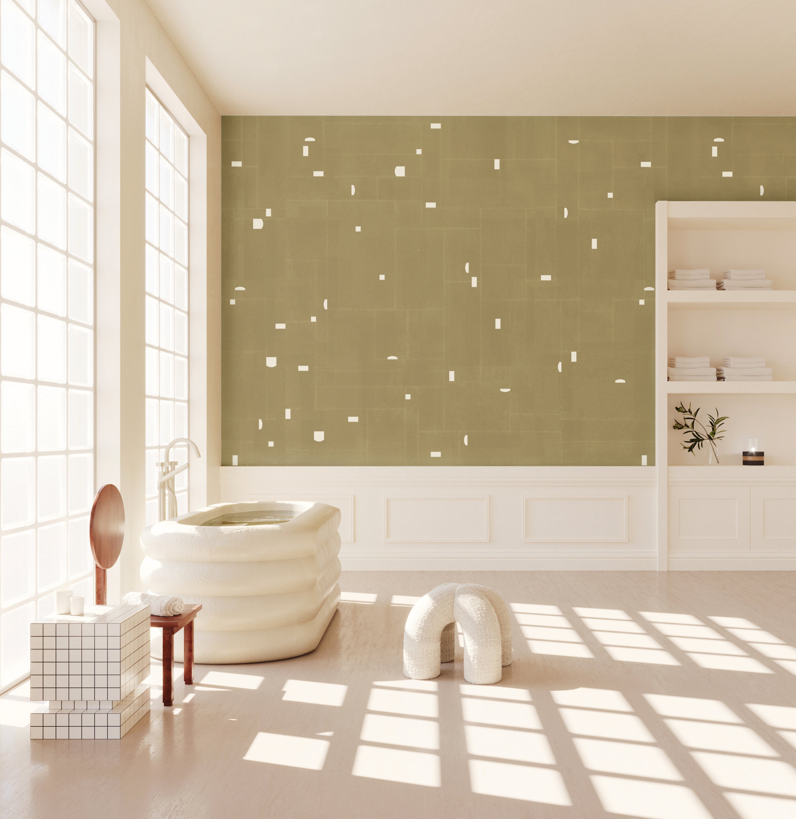 Geometrico© Wallpaper in Turtle