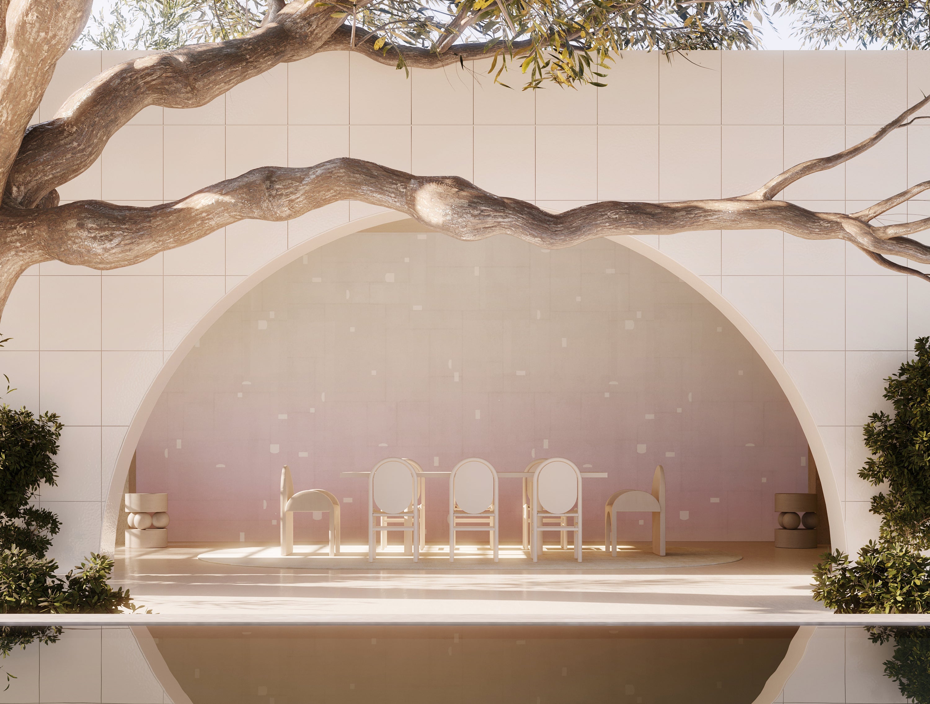 Geometrico© Wallpaper in Mirage