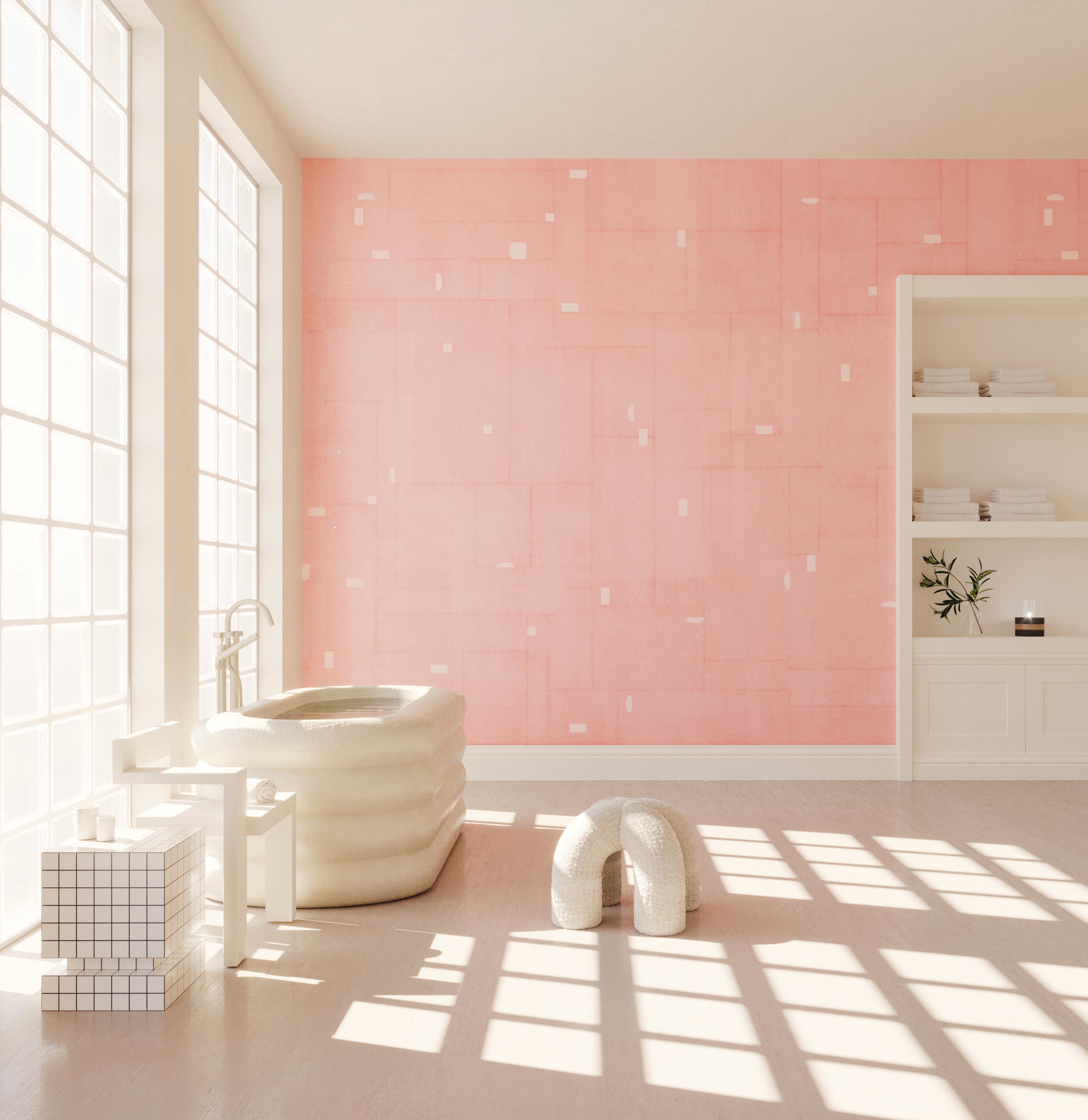 Geometrico© Wallpaper in Slipper