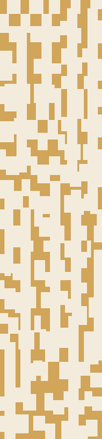drop it MODERN's Mainframe© Wallpaper in Golden Girl + Cremé