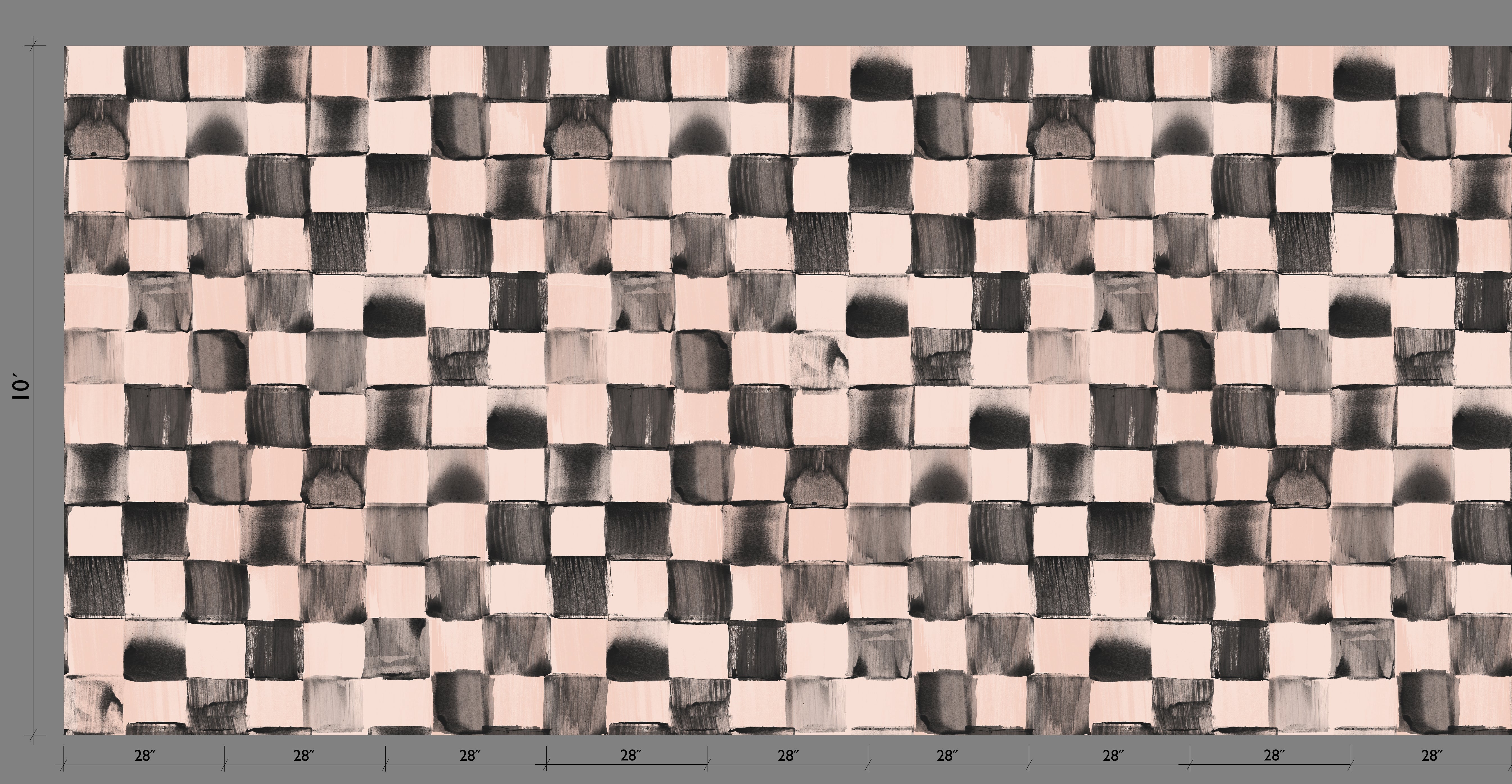 Grande© Wallpaper in Flamingo