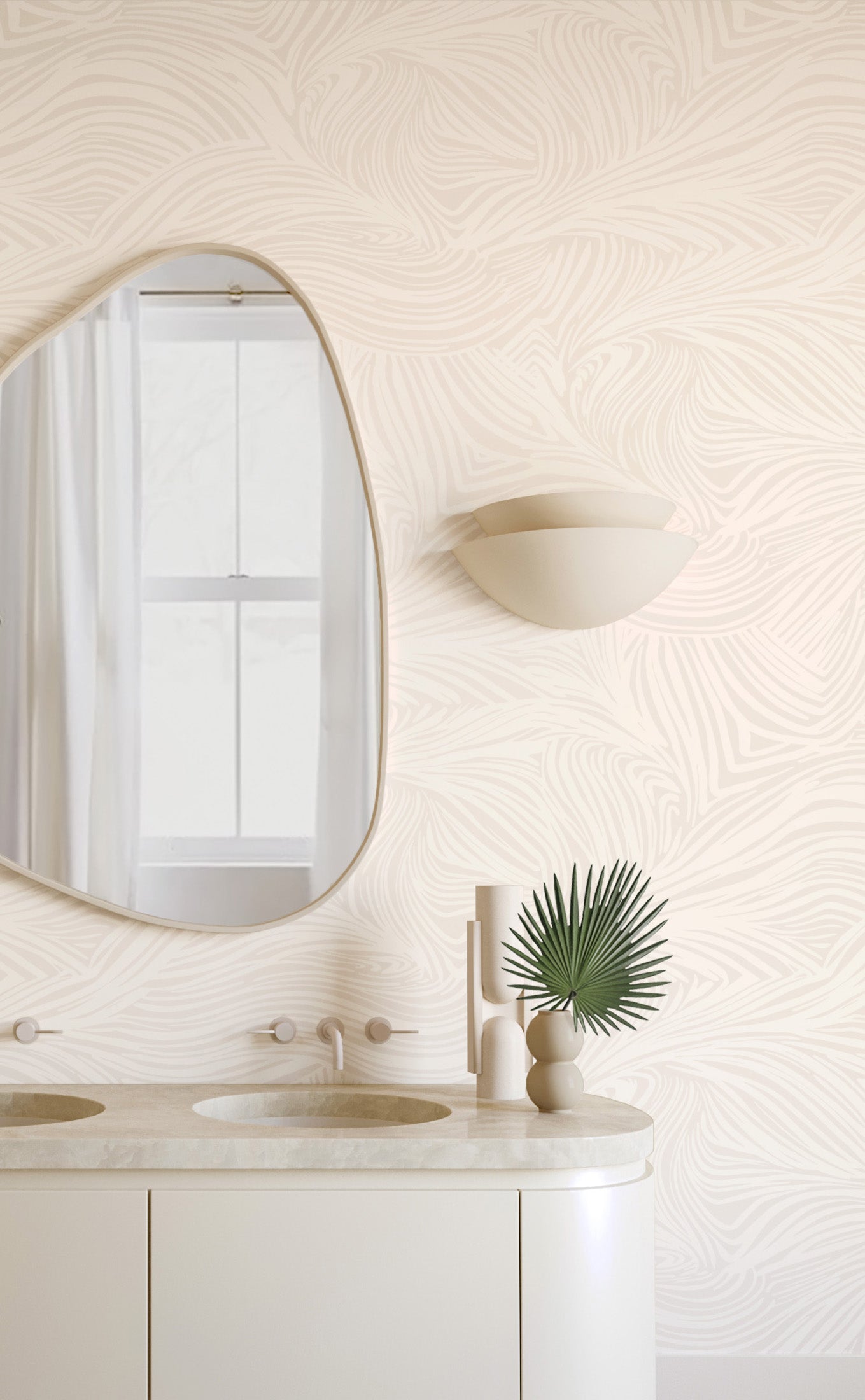 Hay Bale© Wallpaper in Milk