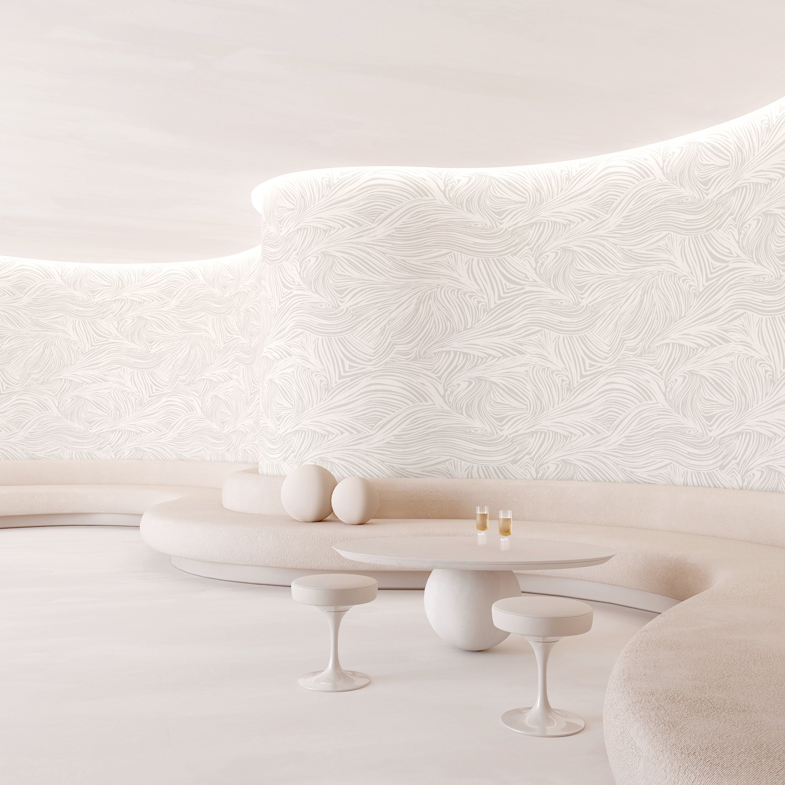 Hay Bale© Wallpaper in Mineral