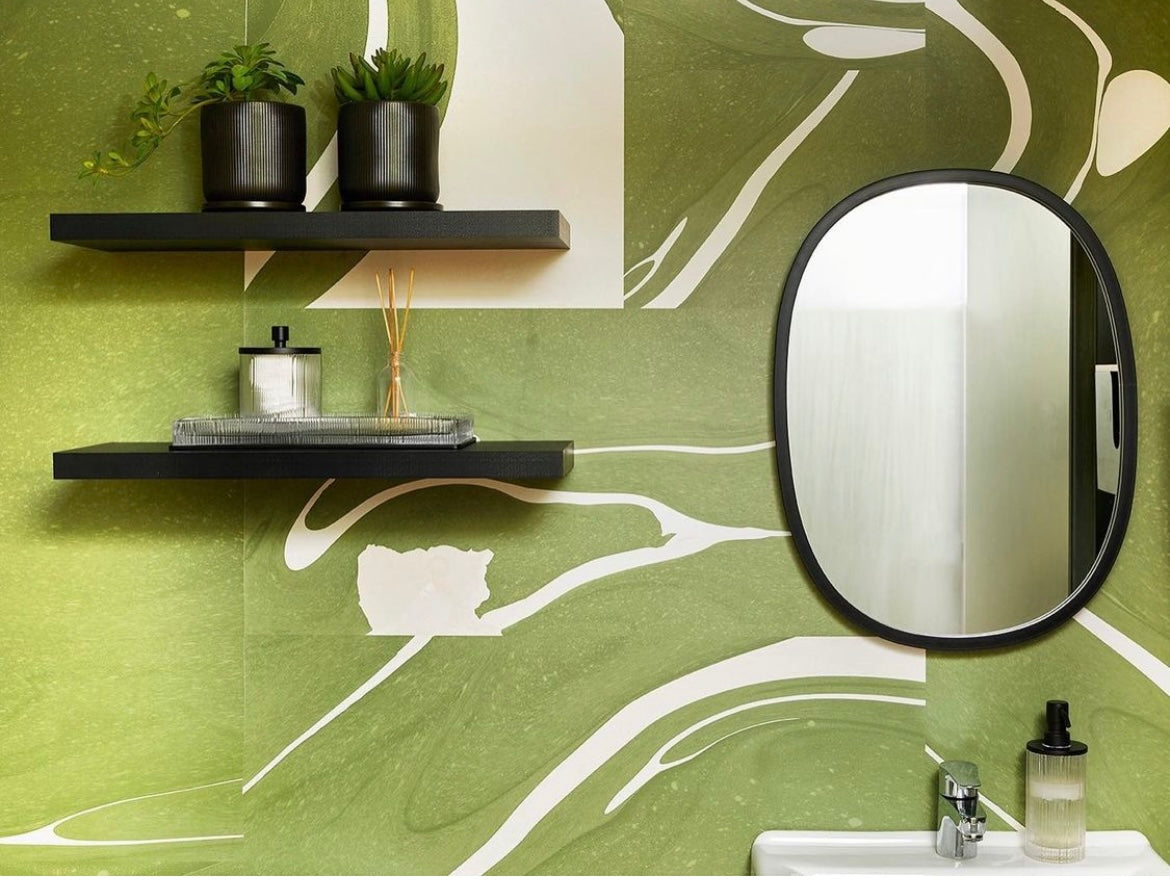 Magma© Wallpaper in Lagoon