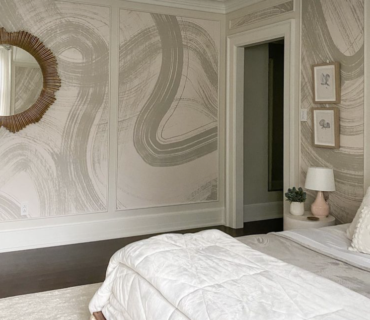 Sediment #1© Mural Wallpaper in Pistachio