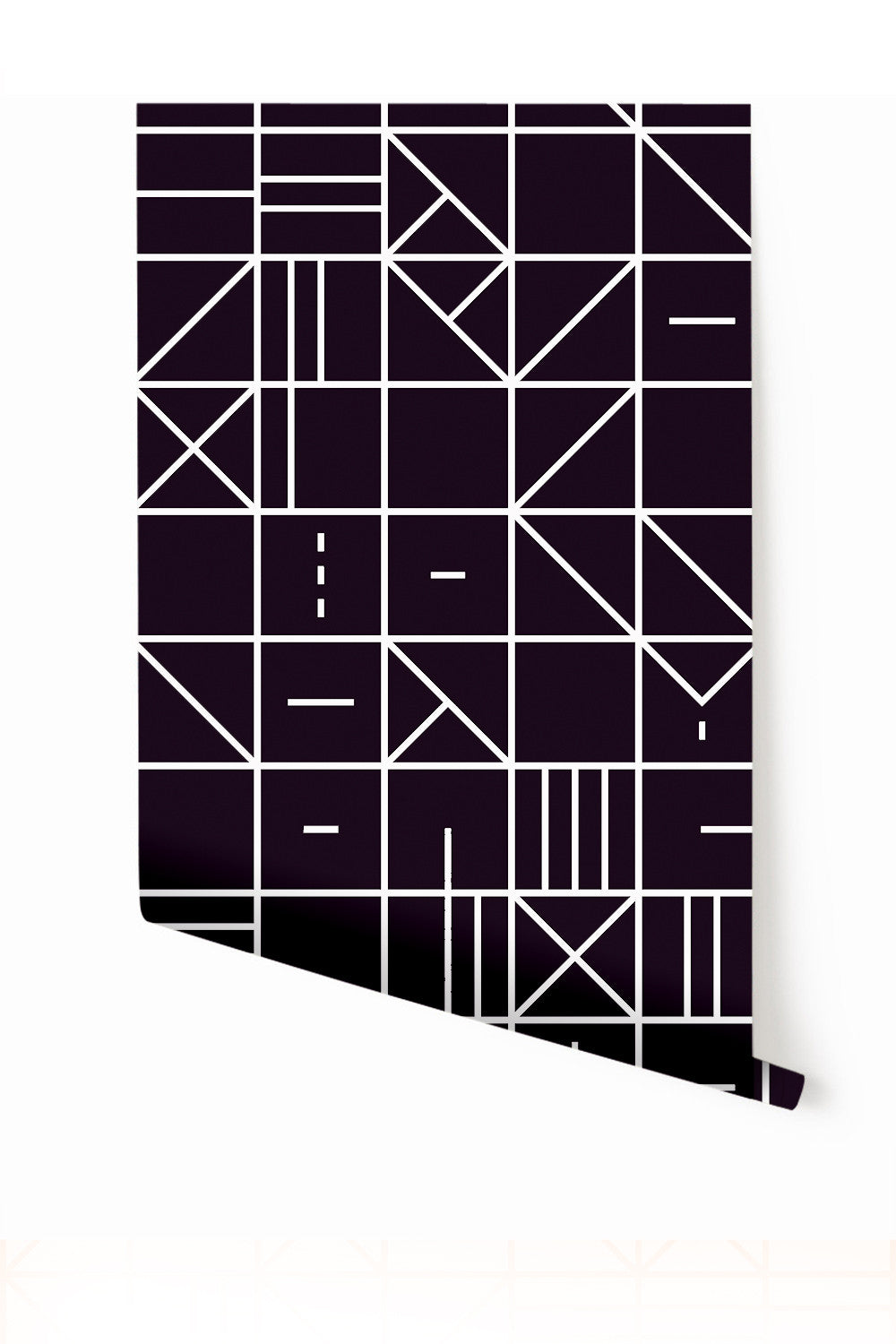 Camino Real© Wallpaper in Black