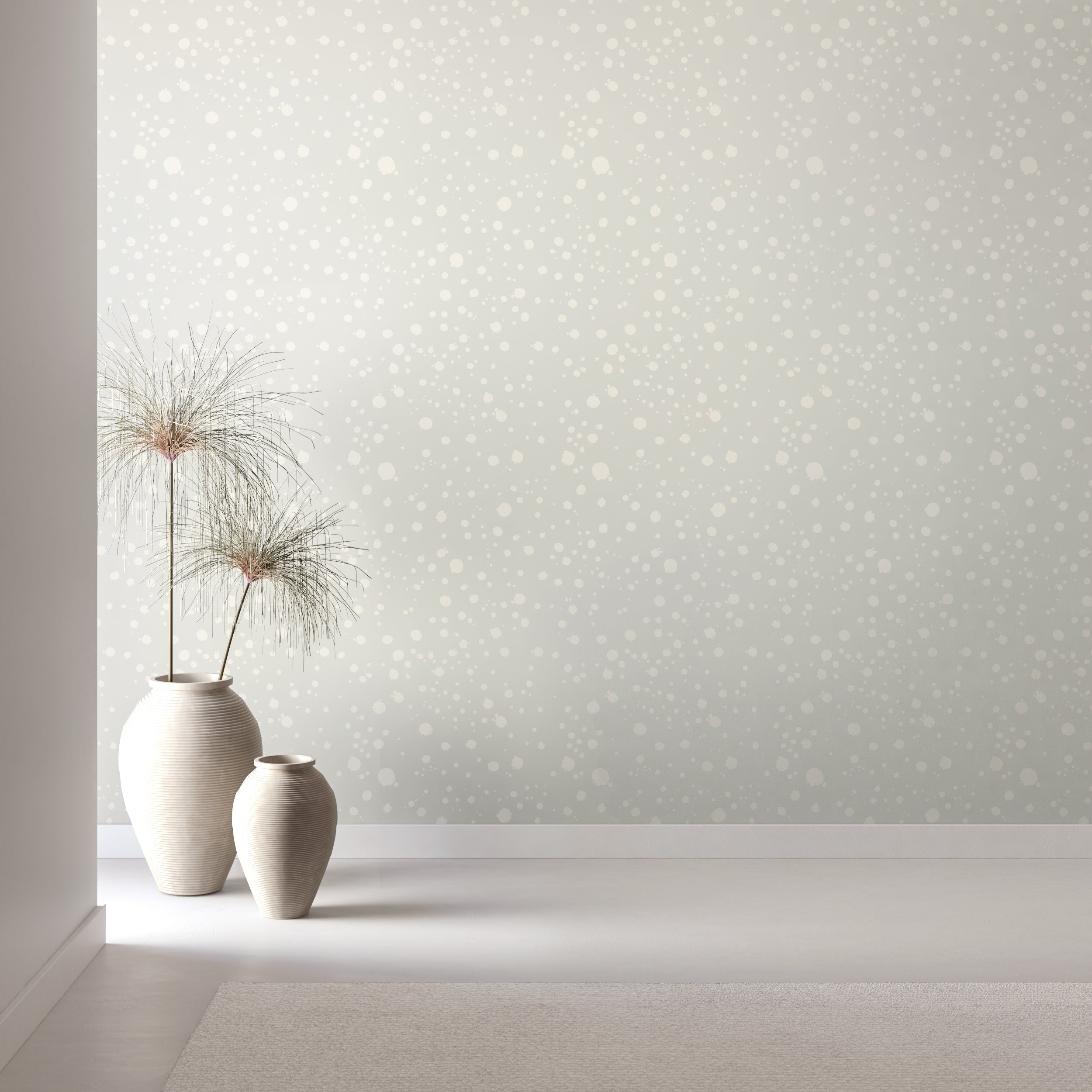 Ink Drop© Wallpaper in Pistachio