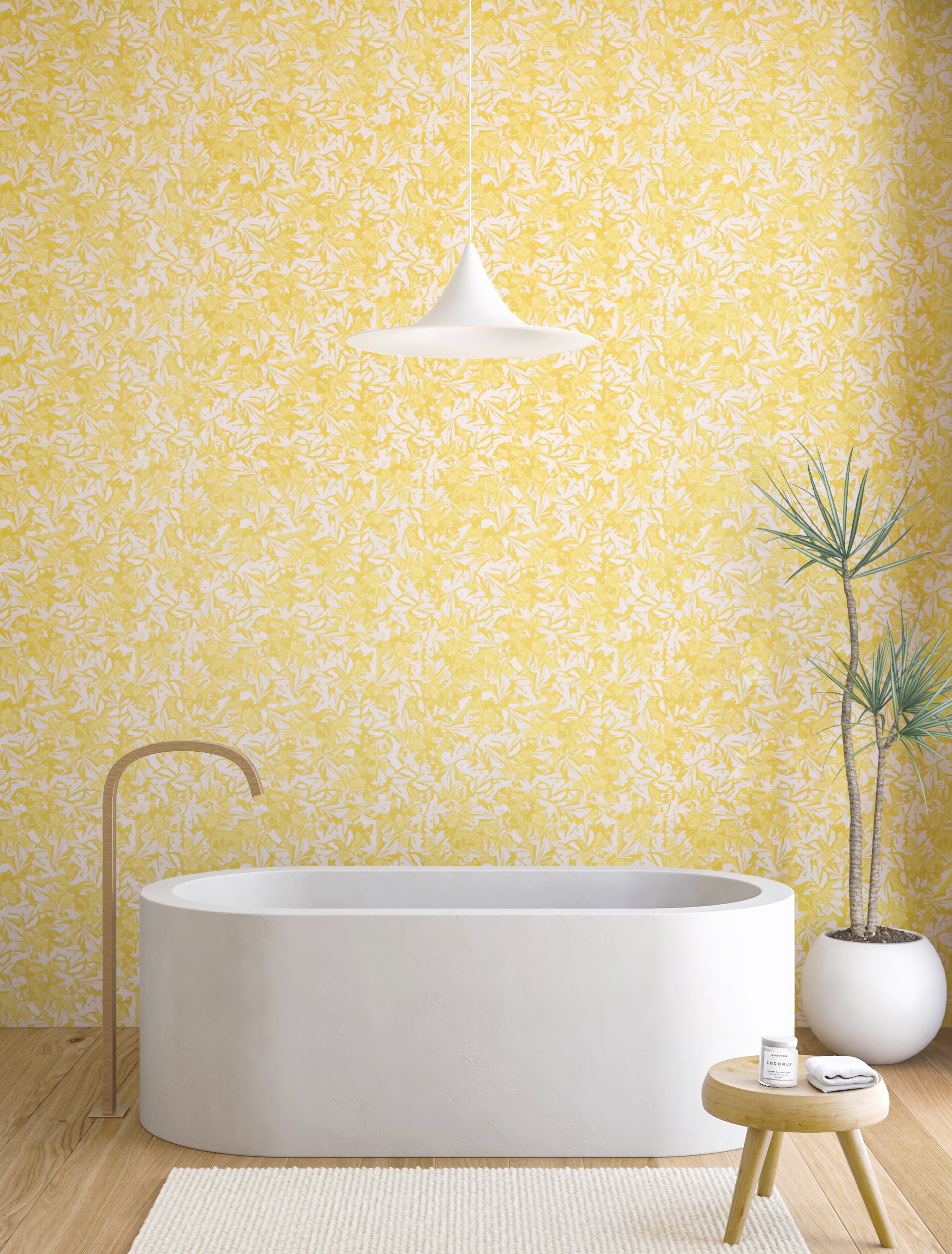 Iris© Wallpaper in Marigold