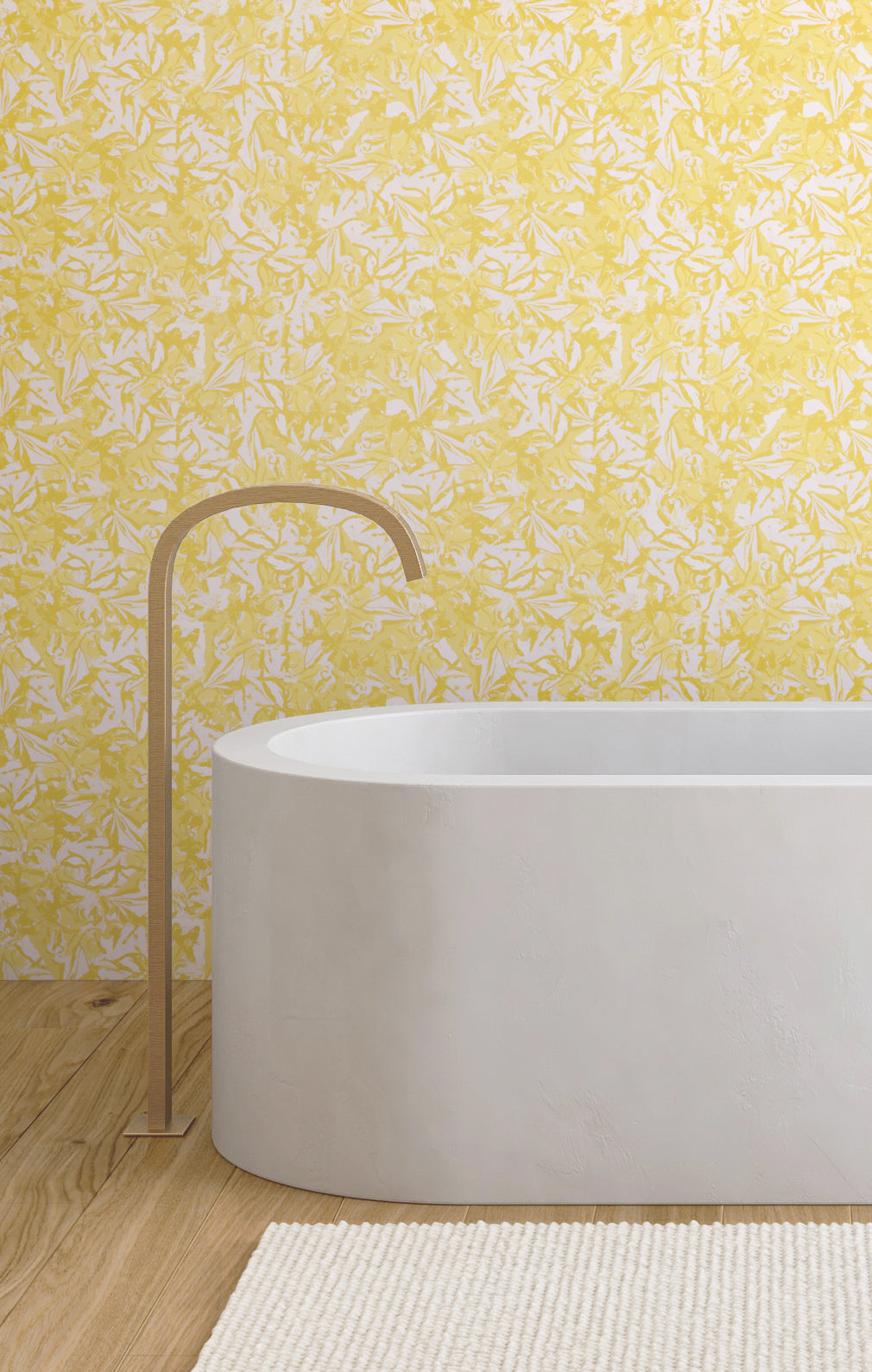 Iris© Wallpaper in Marigold