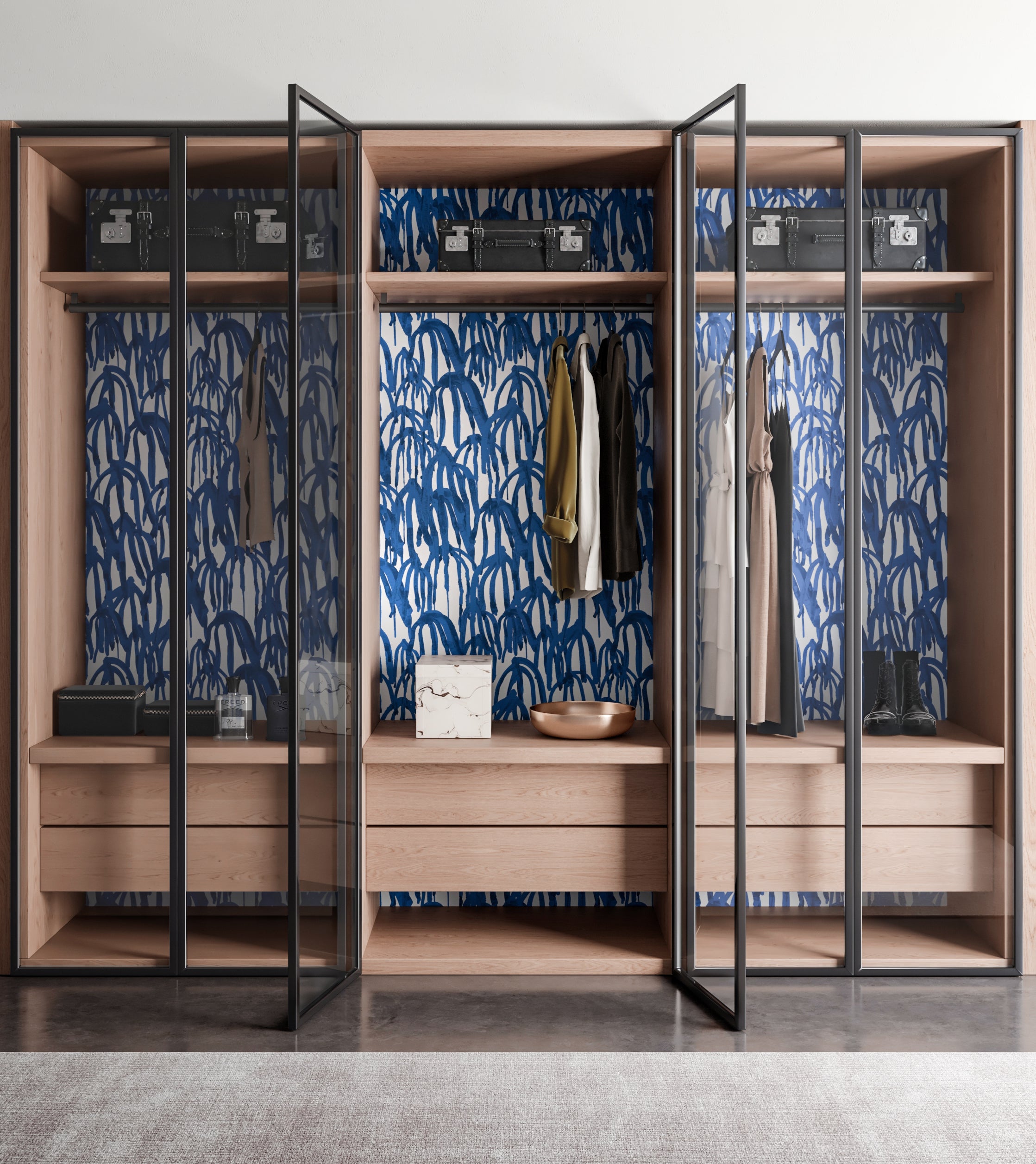 Kelp© Wallpaper in Blue