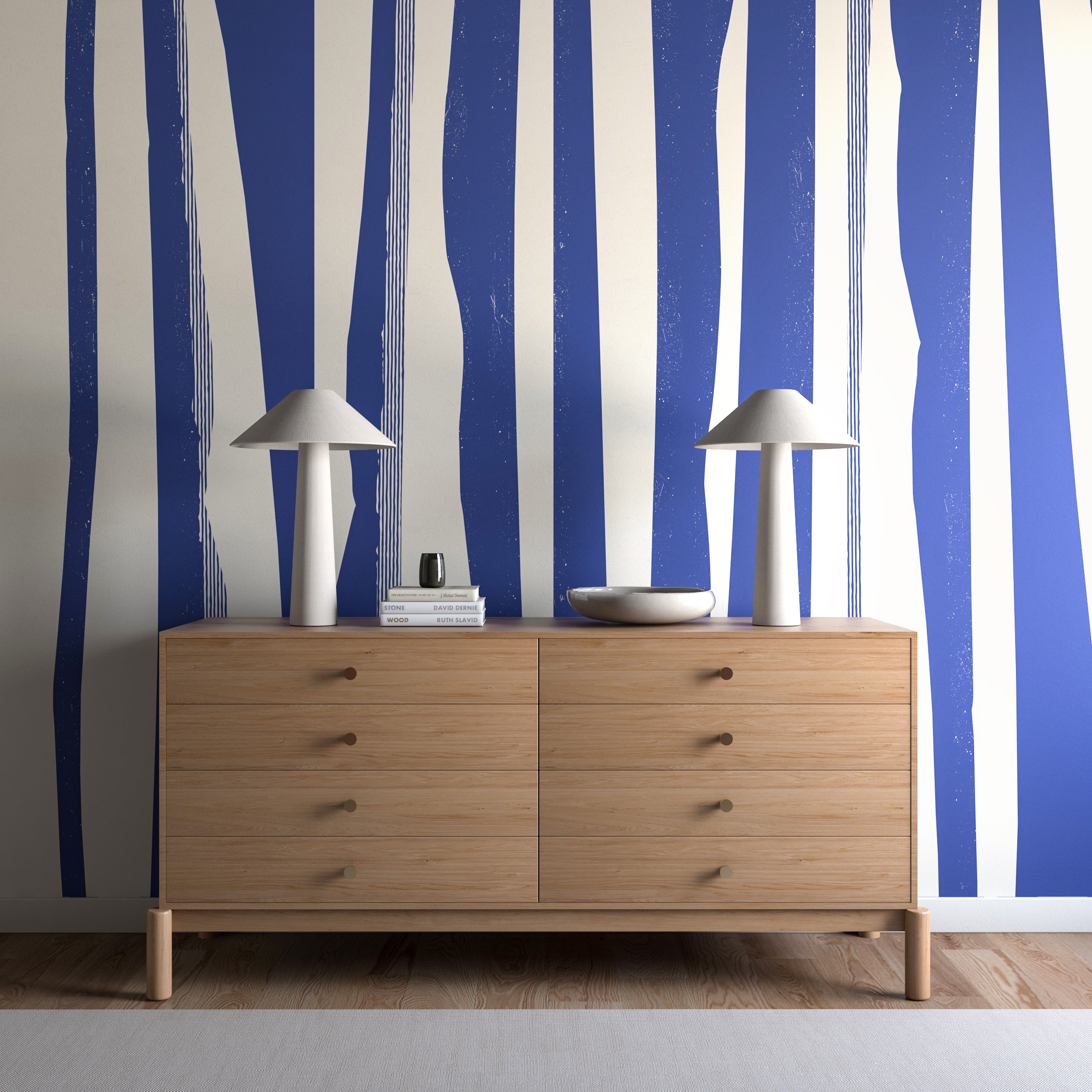 Longitude© Mural Wallpaper in Sailor