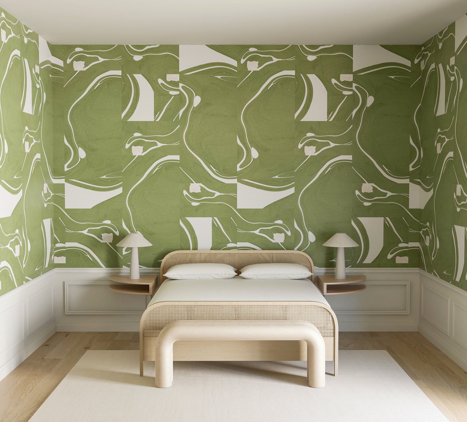 Magma© Wallpaper in Lagoon