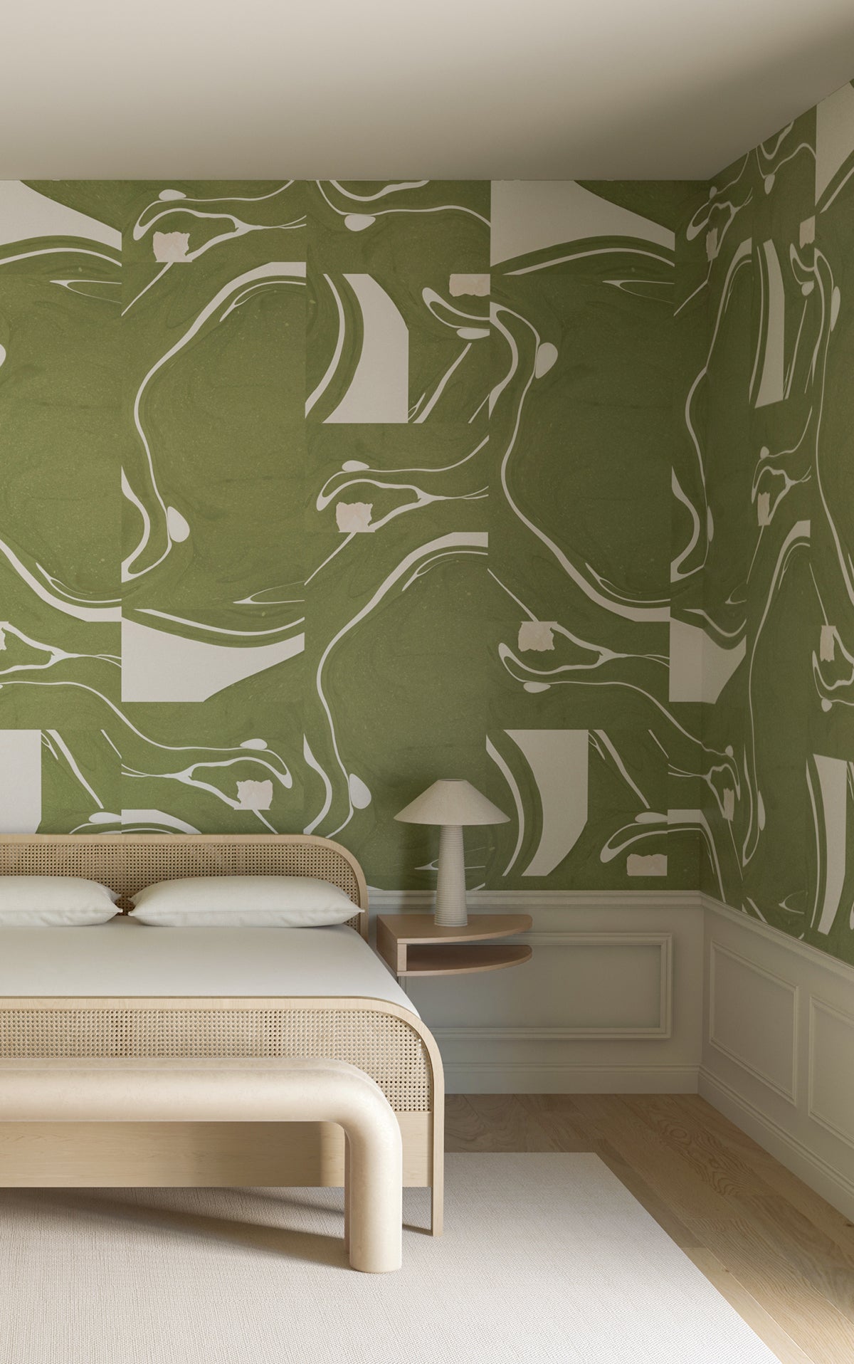 Magma© Wallpaper in Lagoon