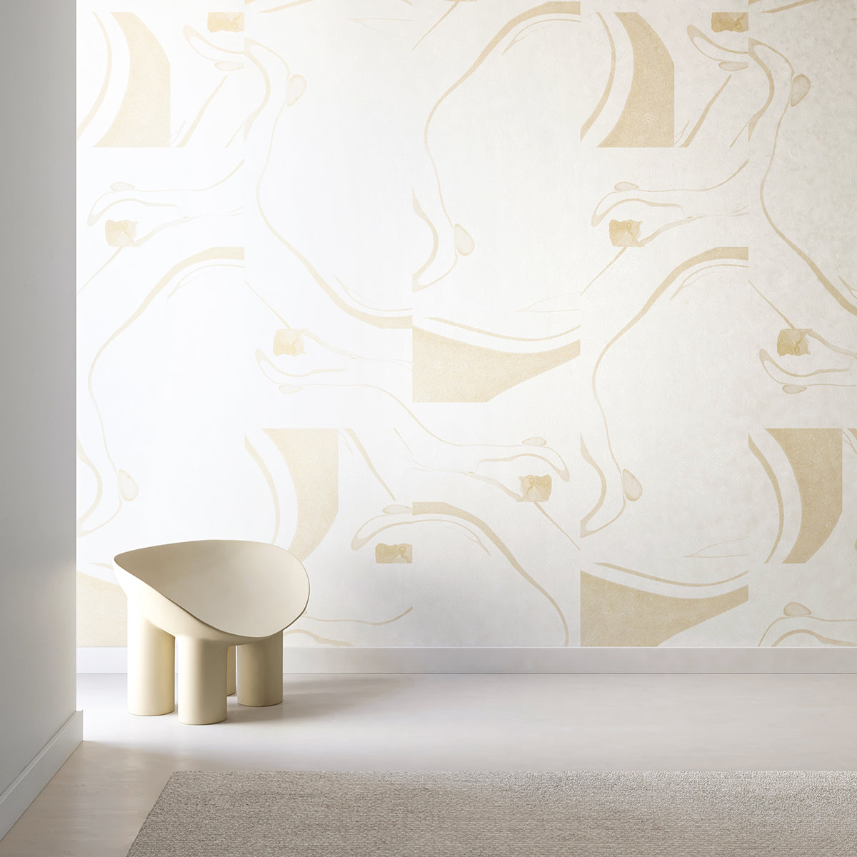 Magma© Wallpaper in Nude