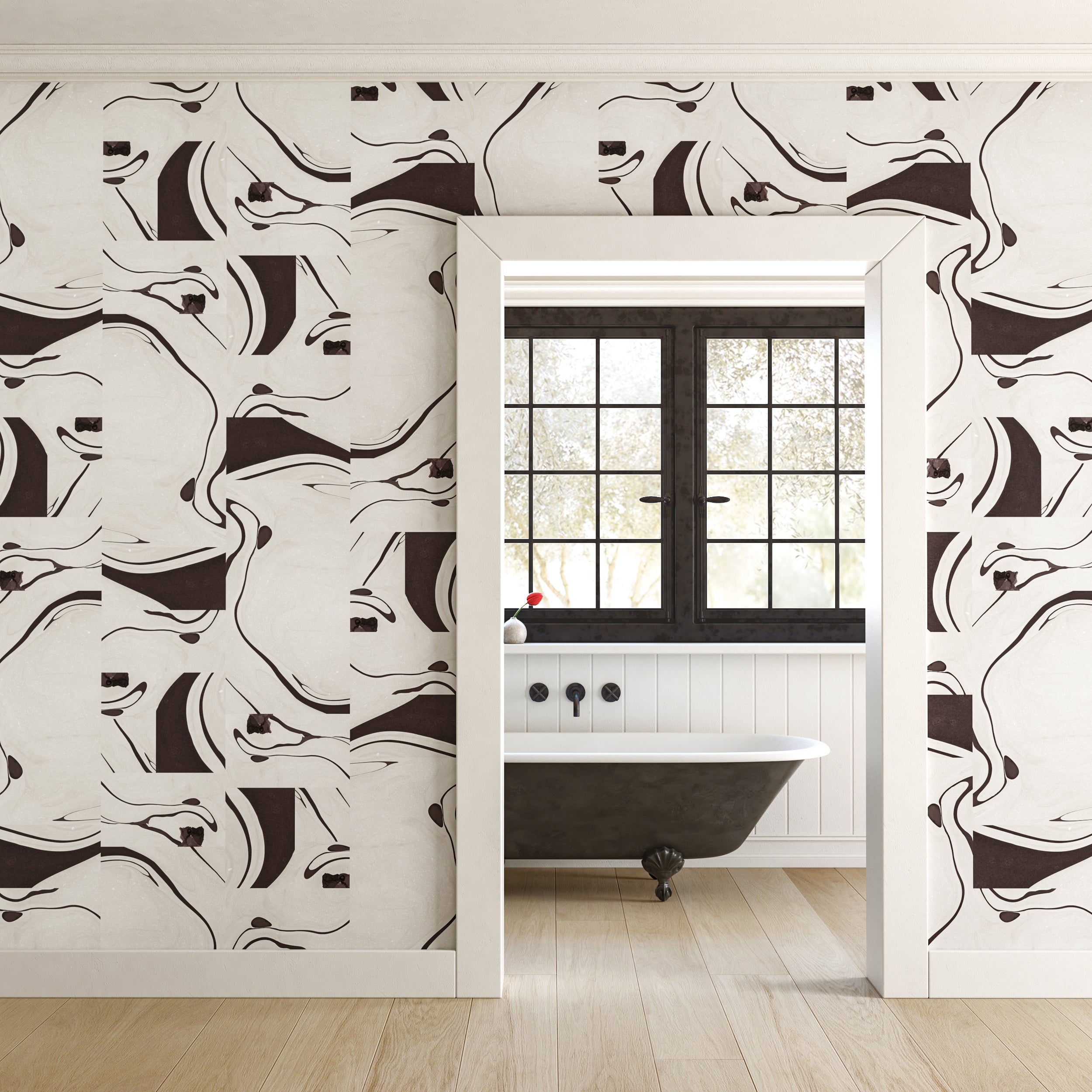 Magma© Wallpaper in Stone