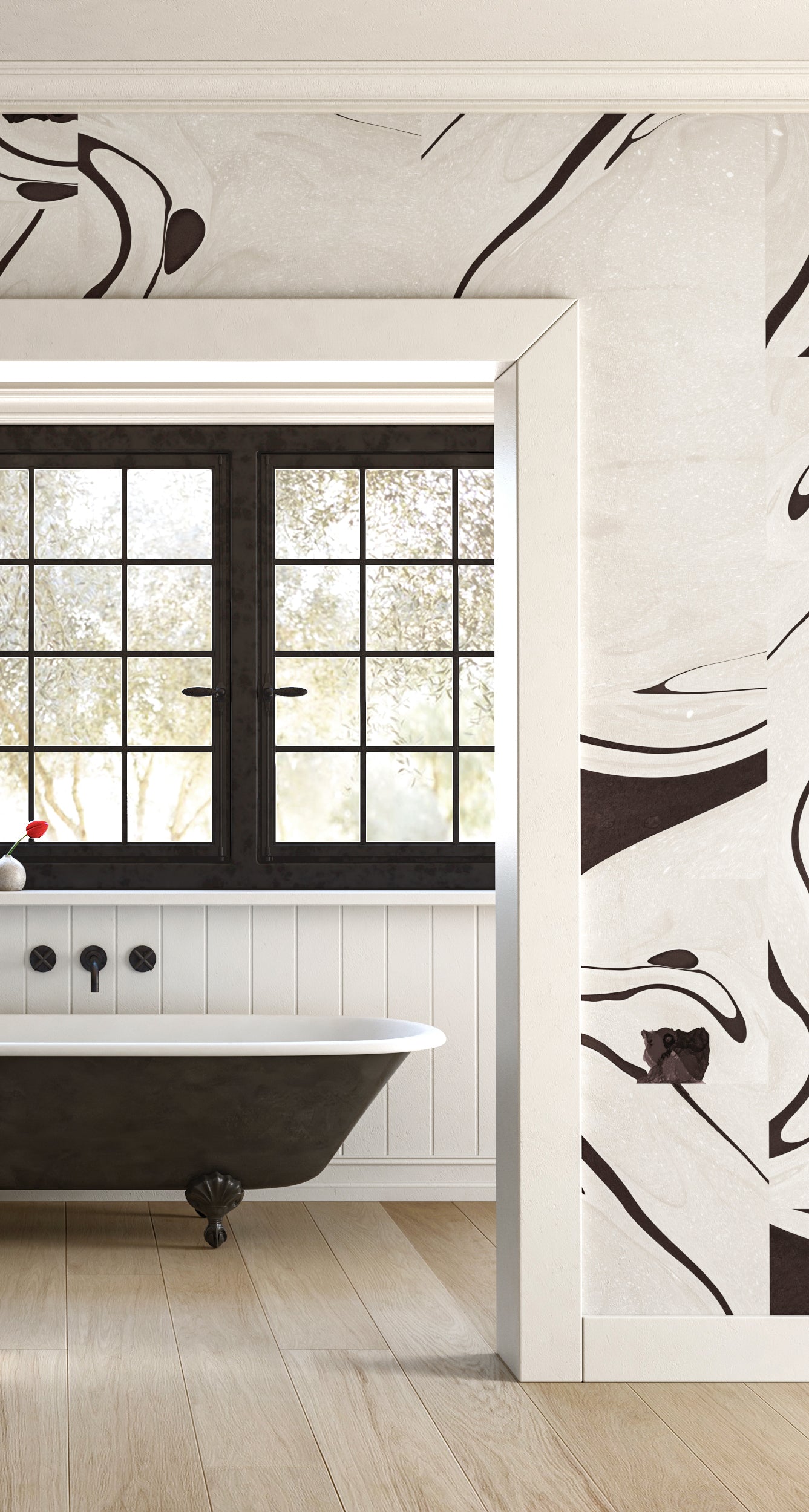 Magma© Wallpaper in Stone