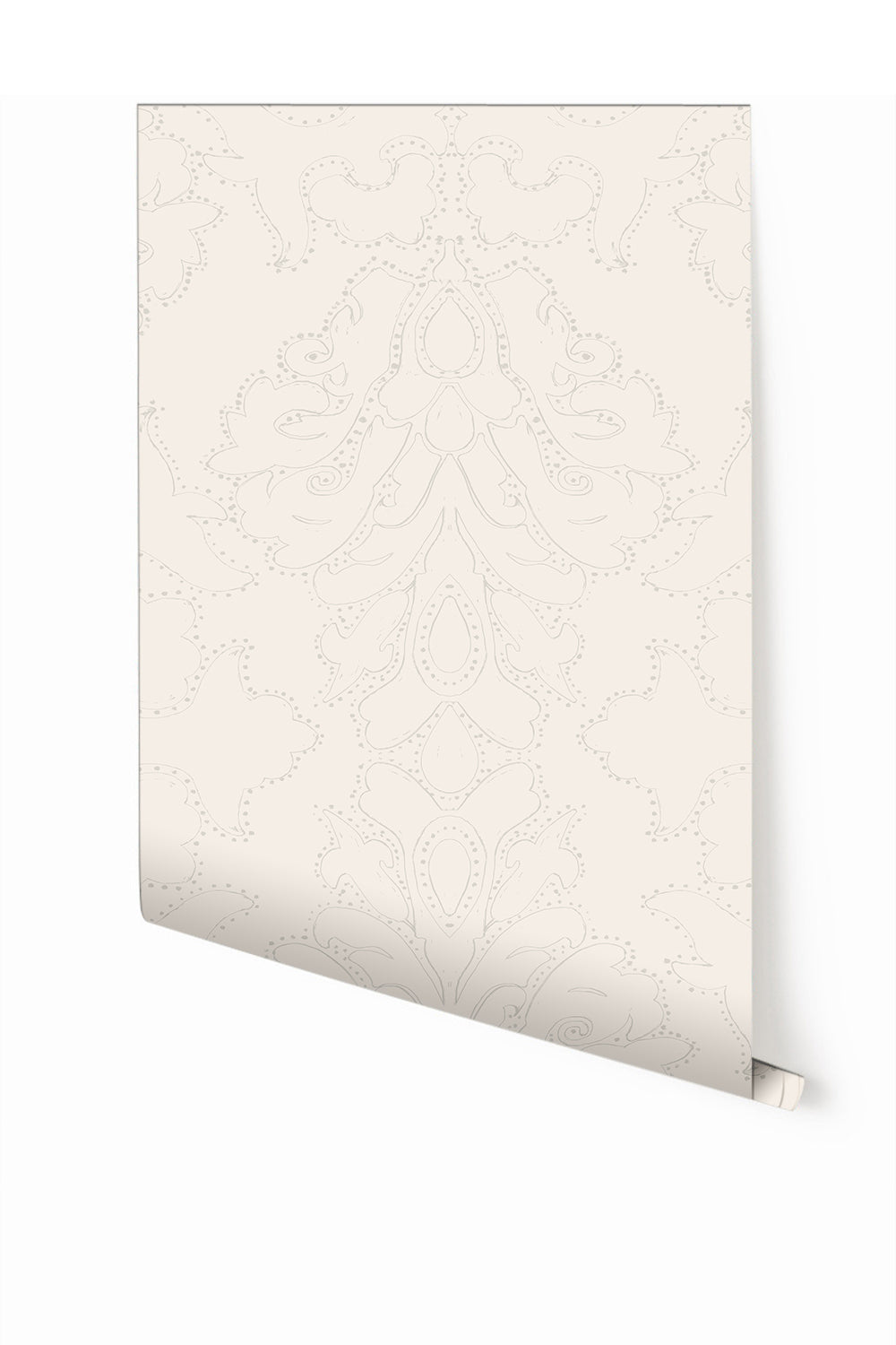 Western Damask© Wallpaper in Mineral