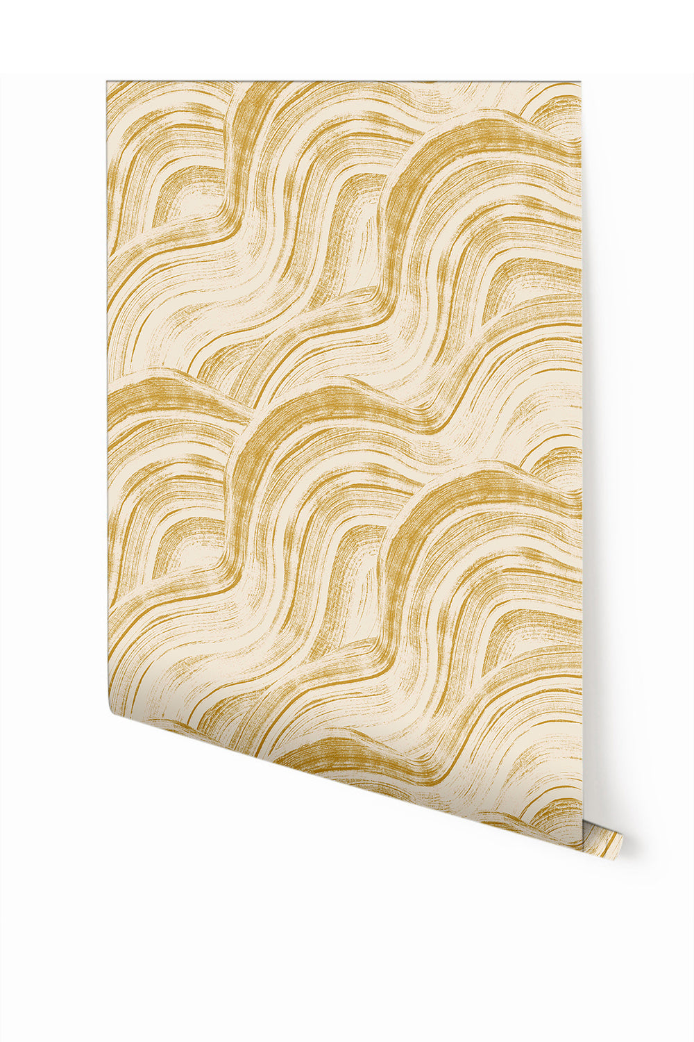 Sediment #2© Wallpaper in Mustard