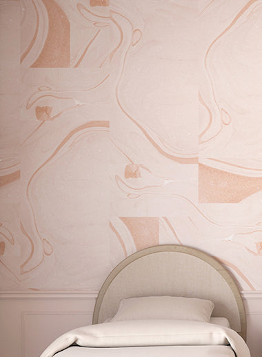 Magma© Wallpaper in Pink