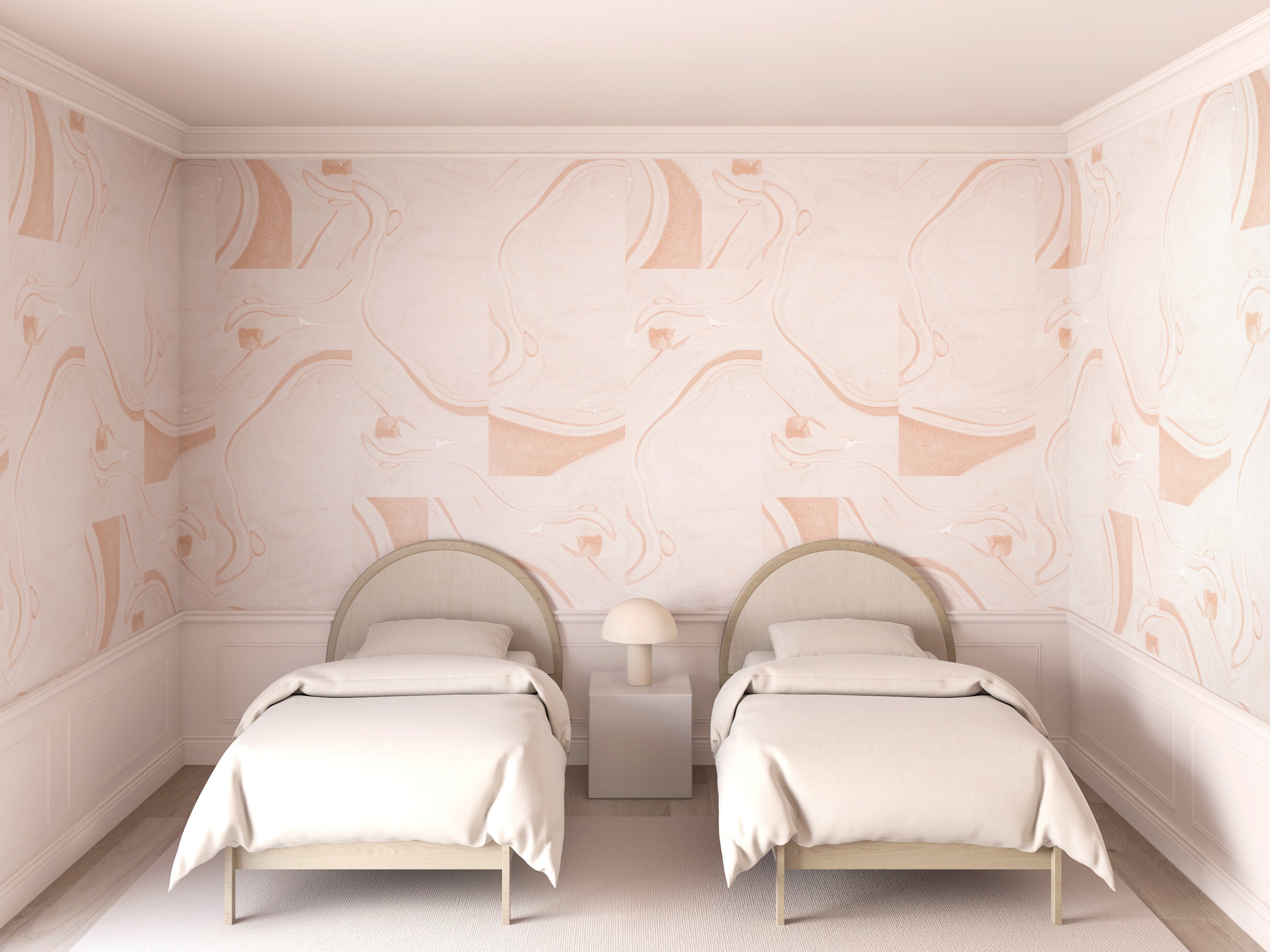 Magma© Wallpaper in Pink