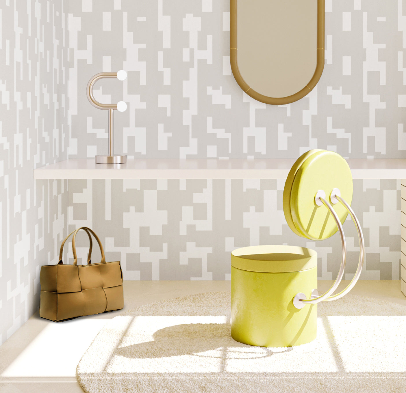 Mainframe© Wallpaper in Acid Wash