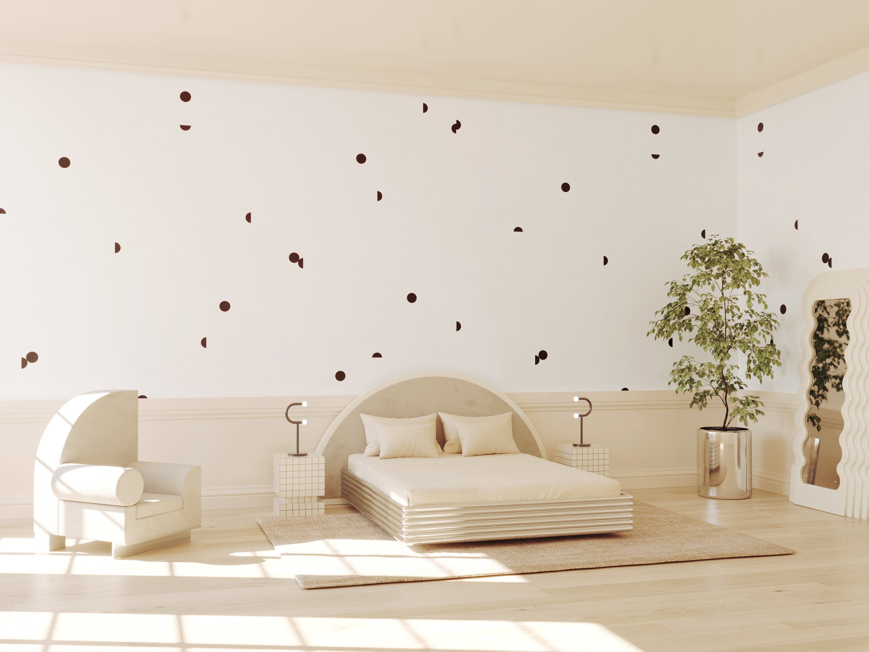 Mezzaluna© Wallpaper in Black + White