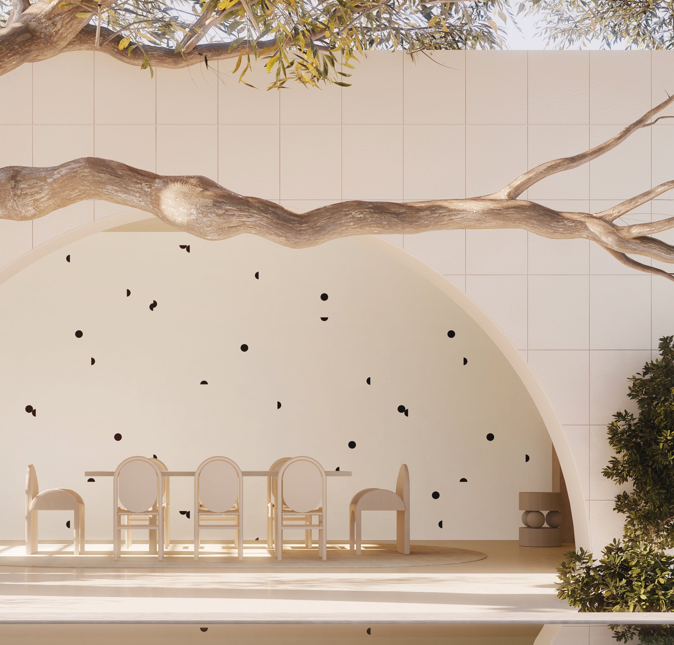 Mezzaluna© Wallpaper in Black + White