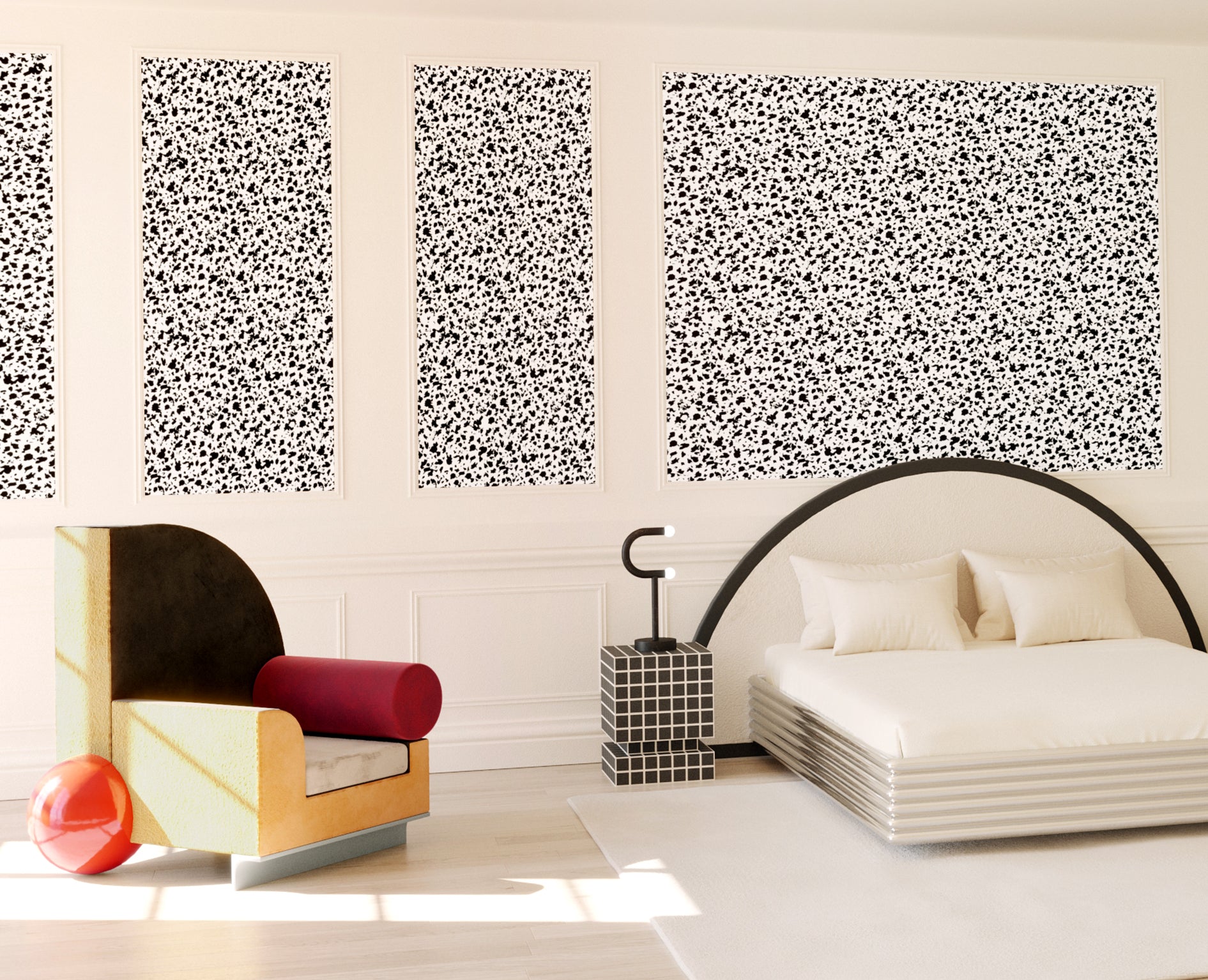 Milano© Wallpaper in Black + White