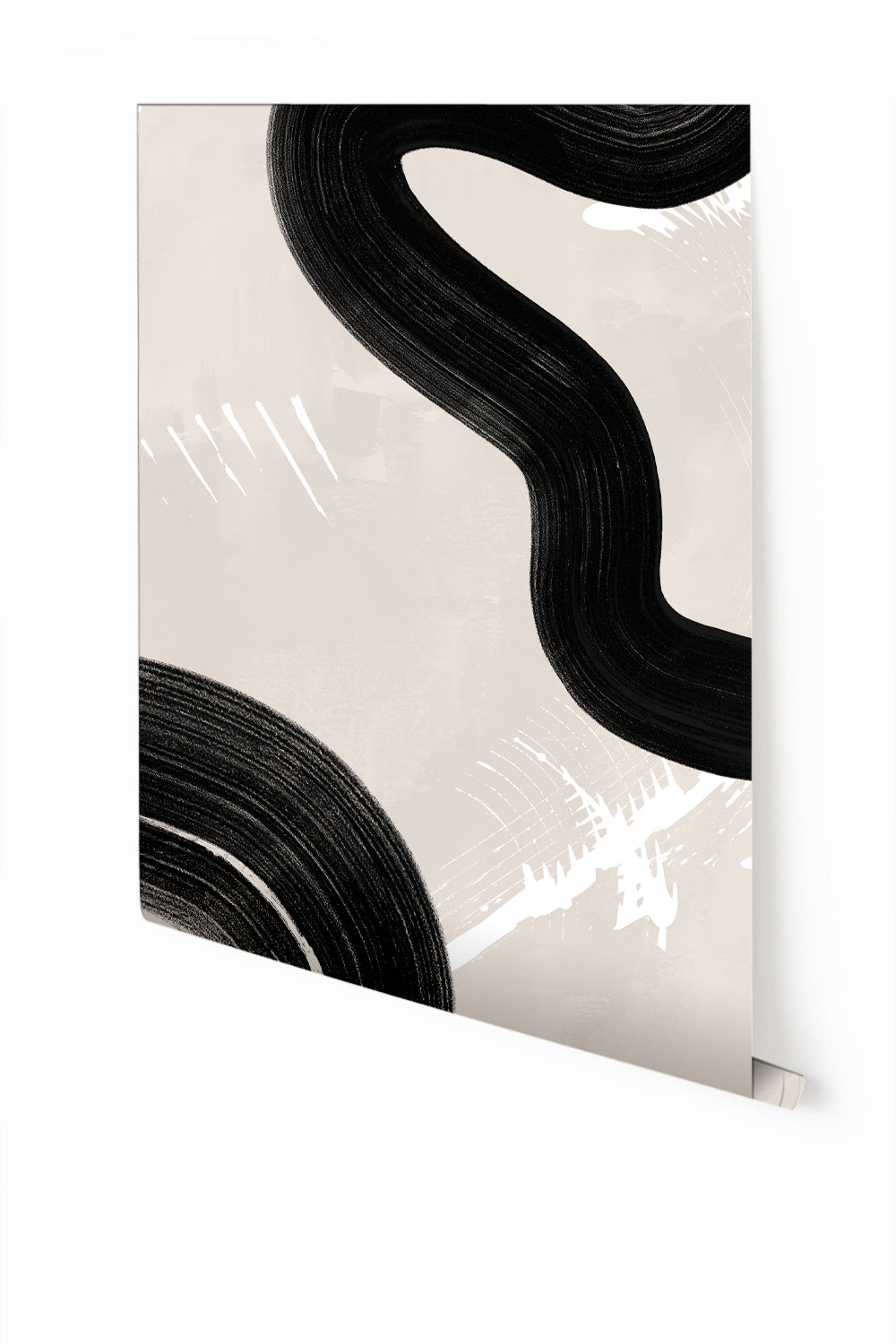 Untamed© Mural Wallpaper in Pebble