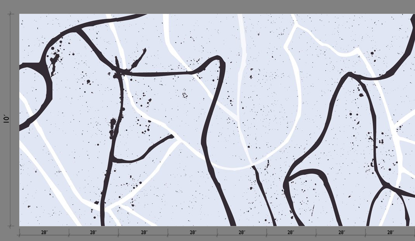 Playground© Mural Wallpaper in Ice