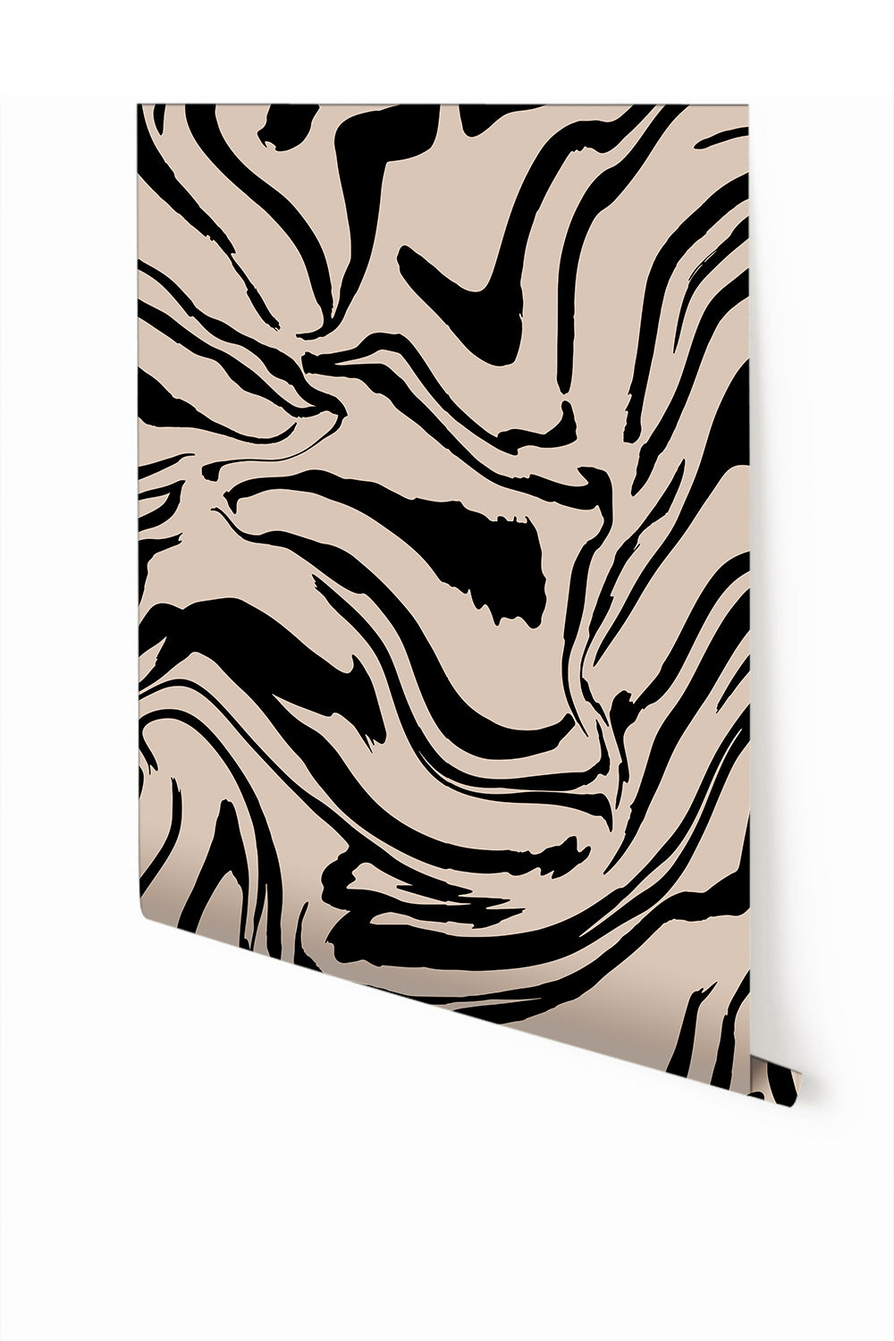 Primal© Mural Wallpaper in Pueblo + Black