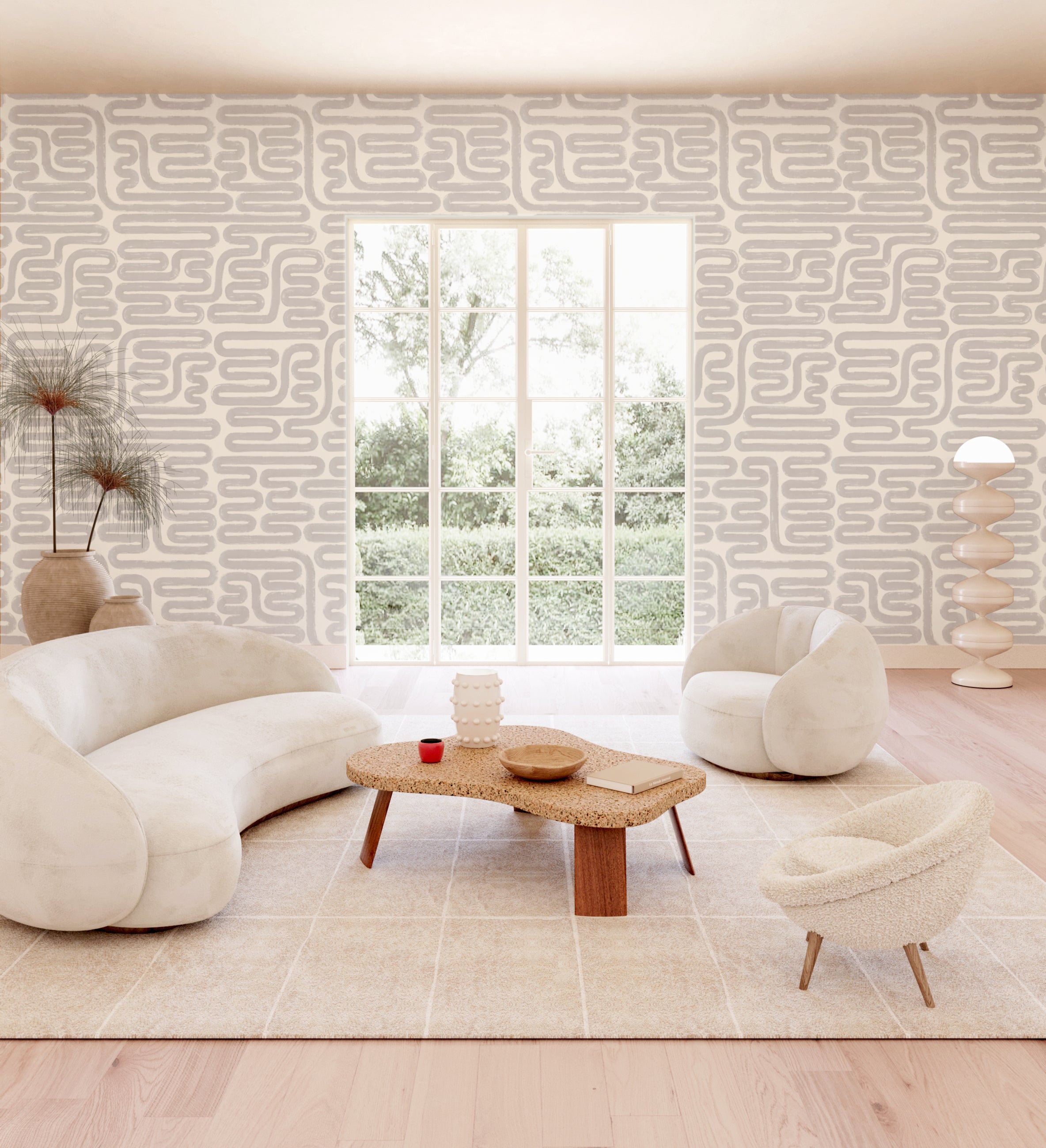 Pac-Man© Wallpaper in Fog