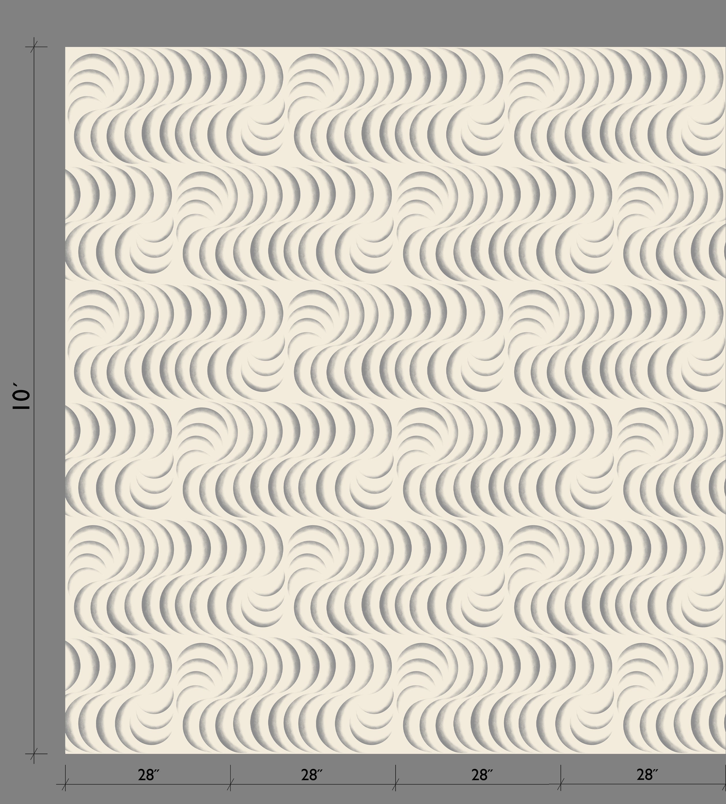 Petite Coque© Wallpaper in Cinder