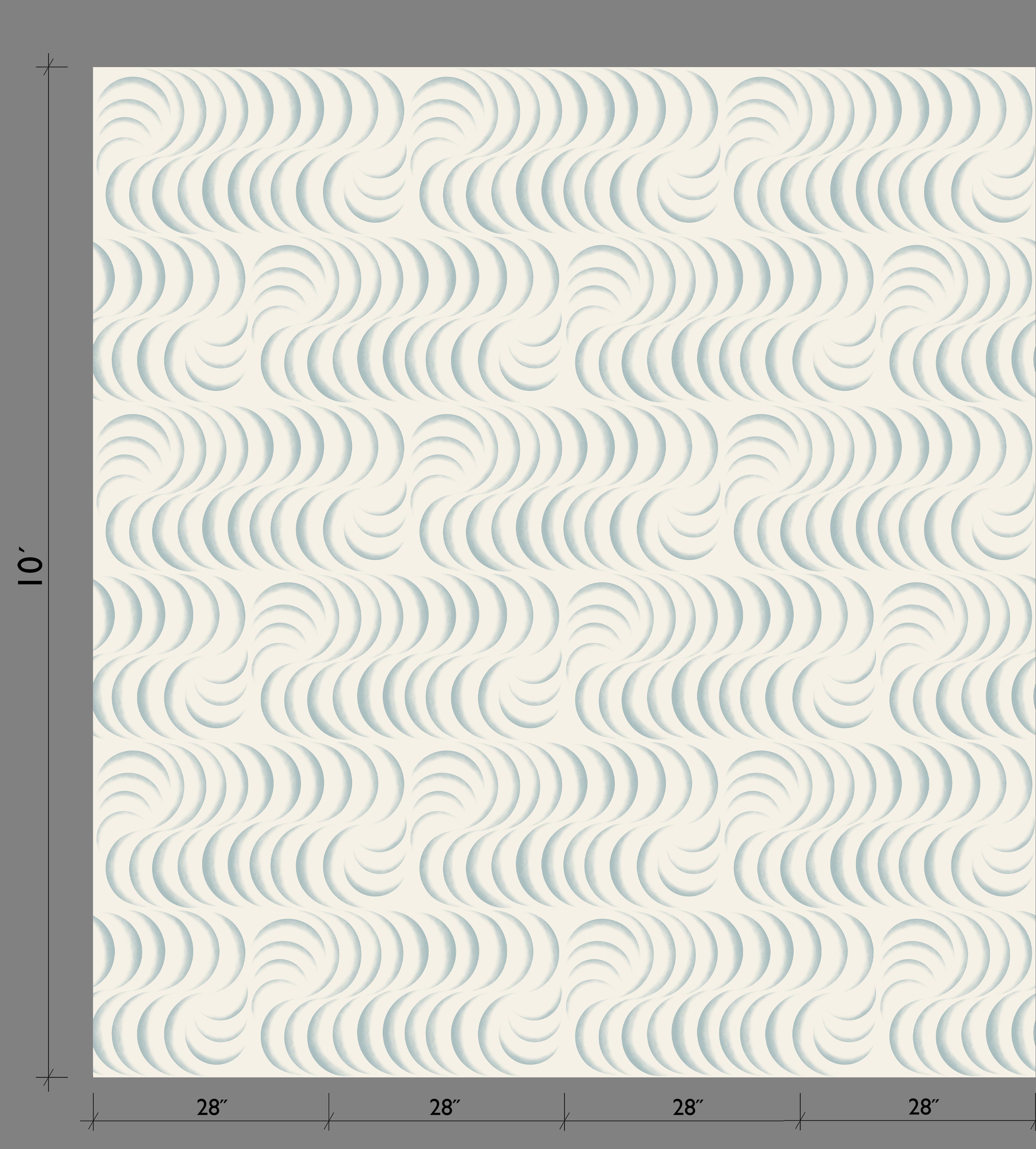 Petite Coque© Wallpaper in Ice