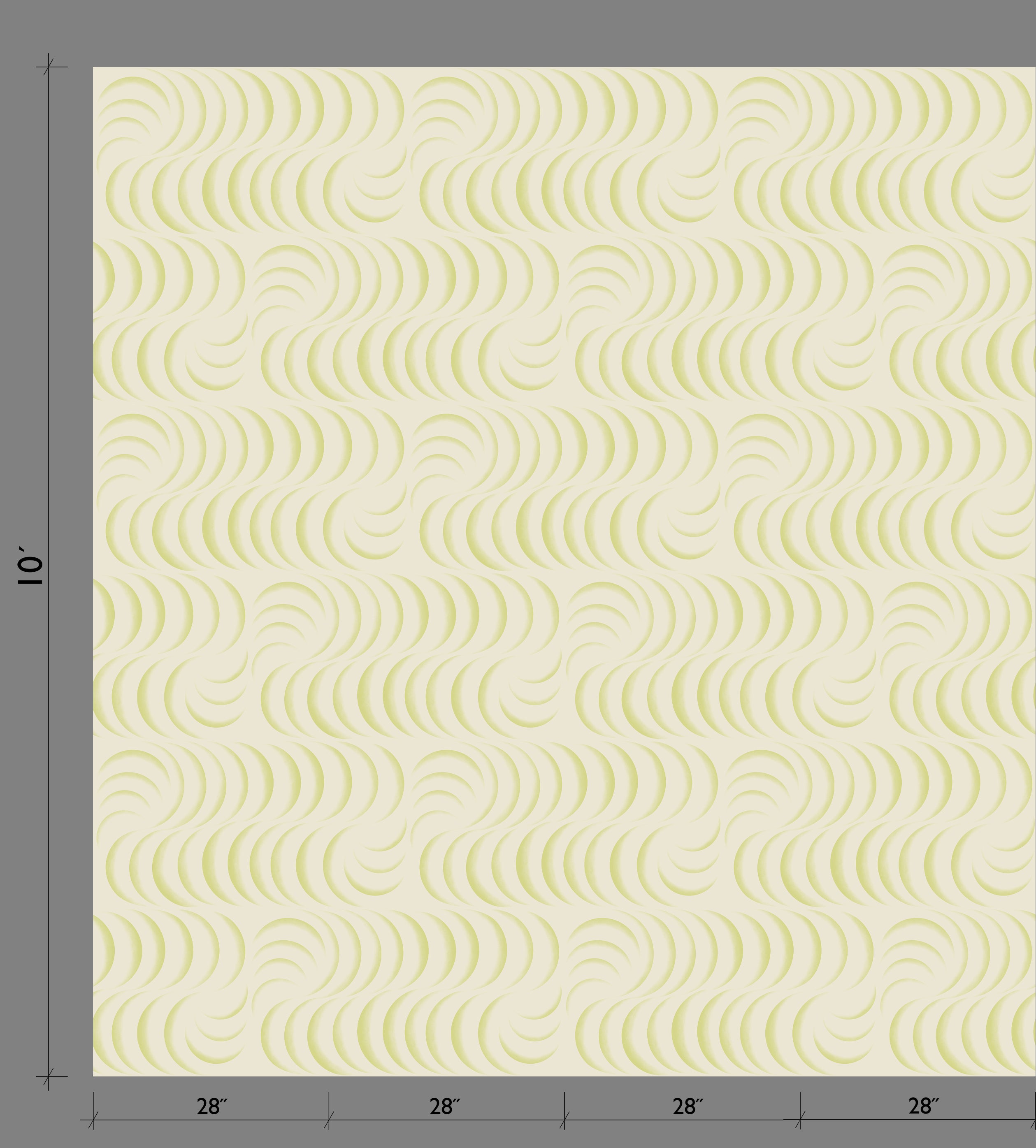 Petite Coque© Wallpaper in Kiwi