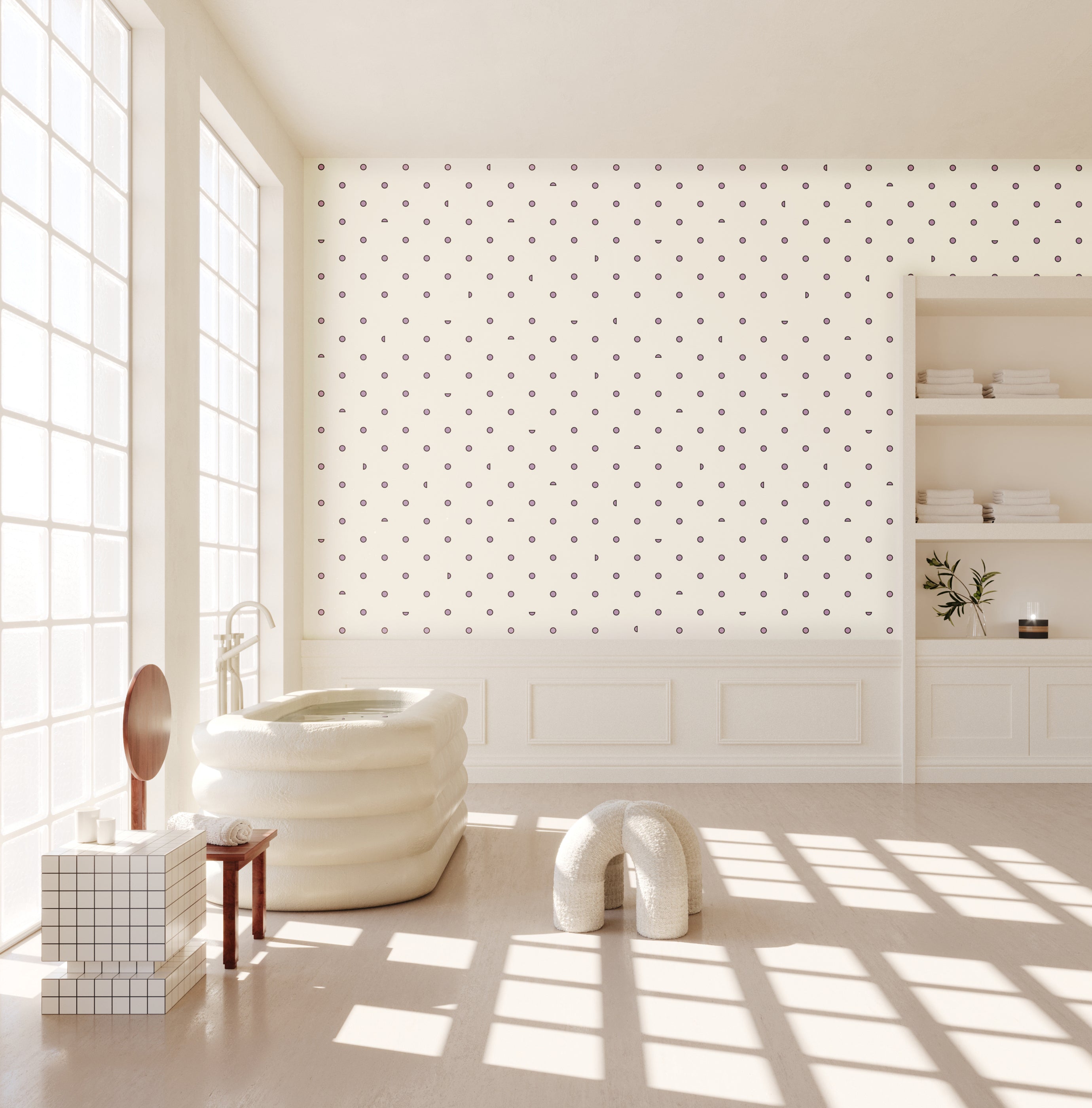 Pretty Woman© Wallpaper in Purple Rain + Cremé