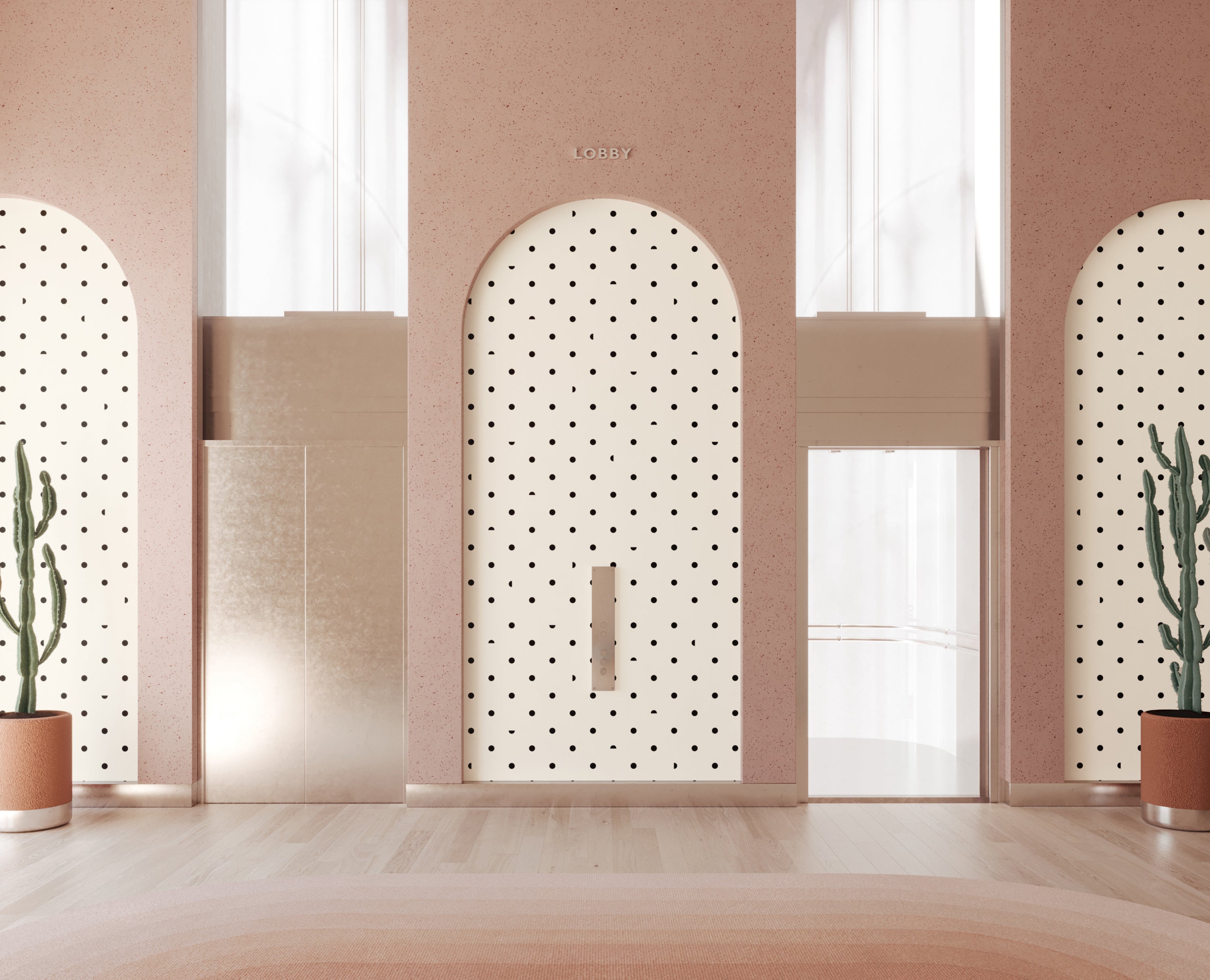 Pretty Woman© Wallpaper in Black + Cremé