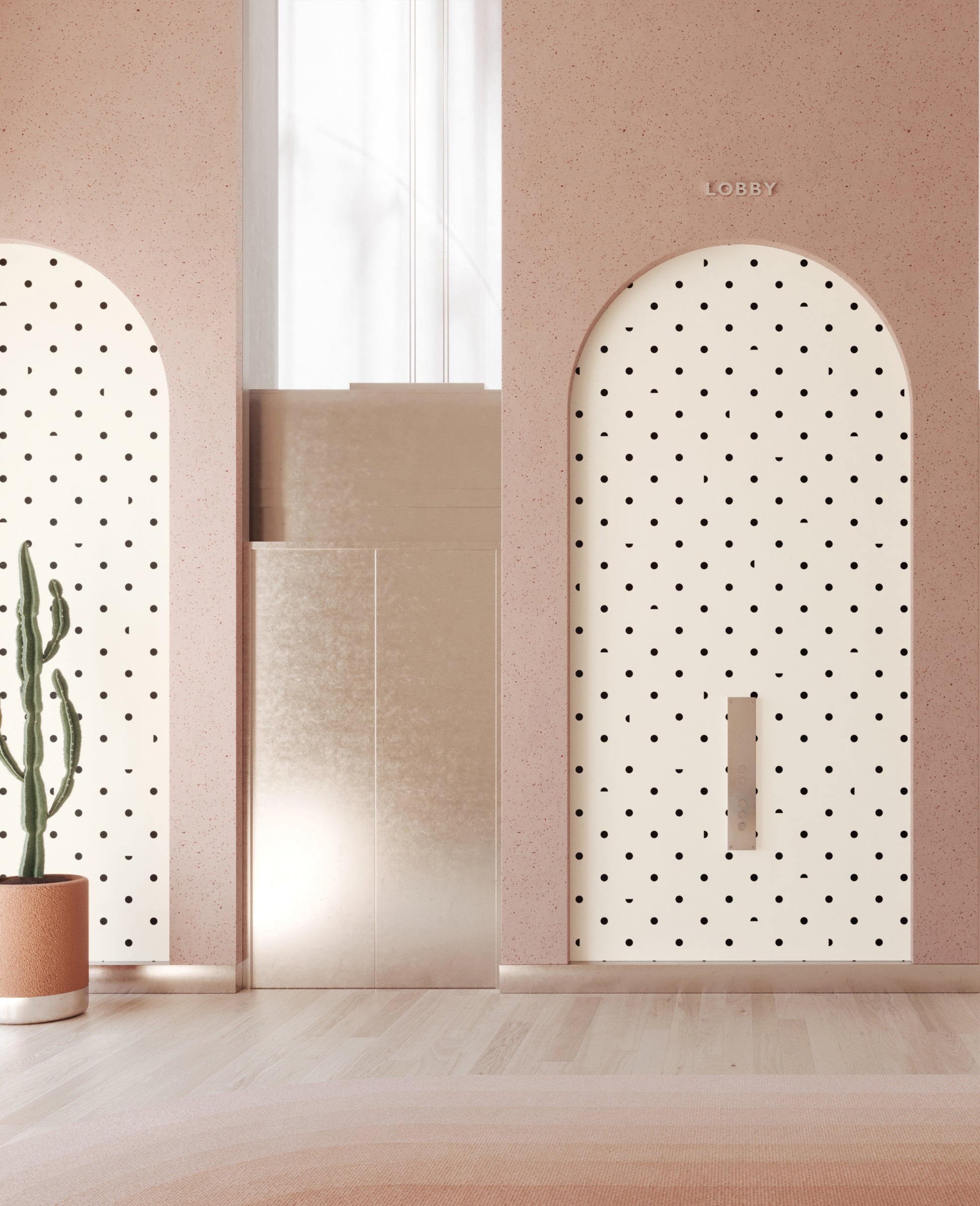 Pretty Woman© Wallpaper in Black + Cremé